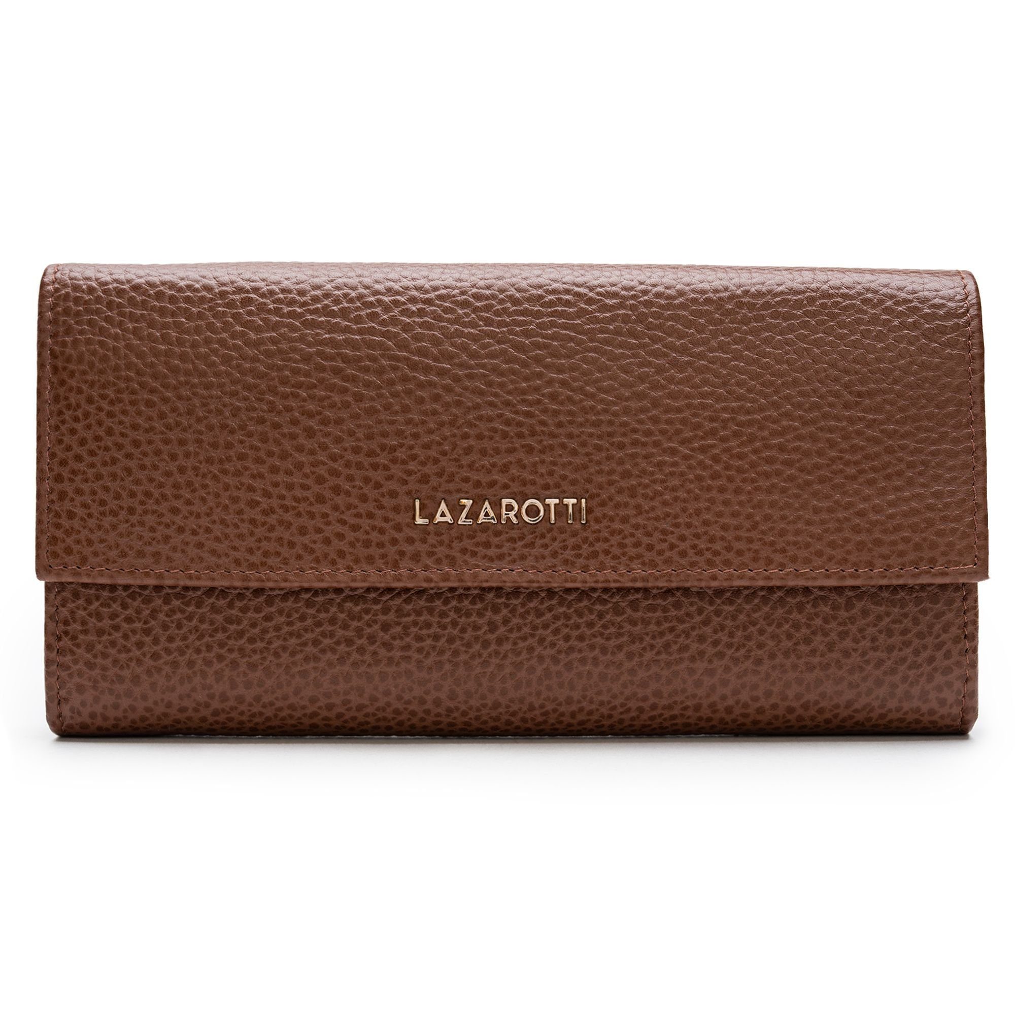 Lazarotti Geldbörse Leather, Bologna Leder brown