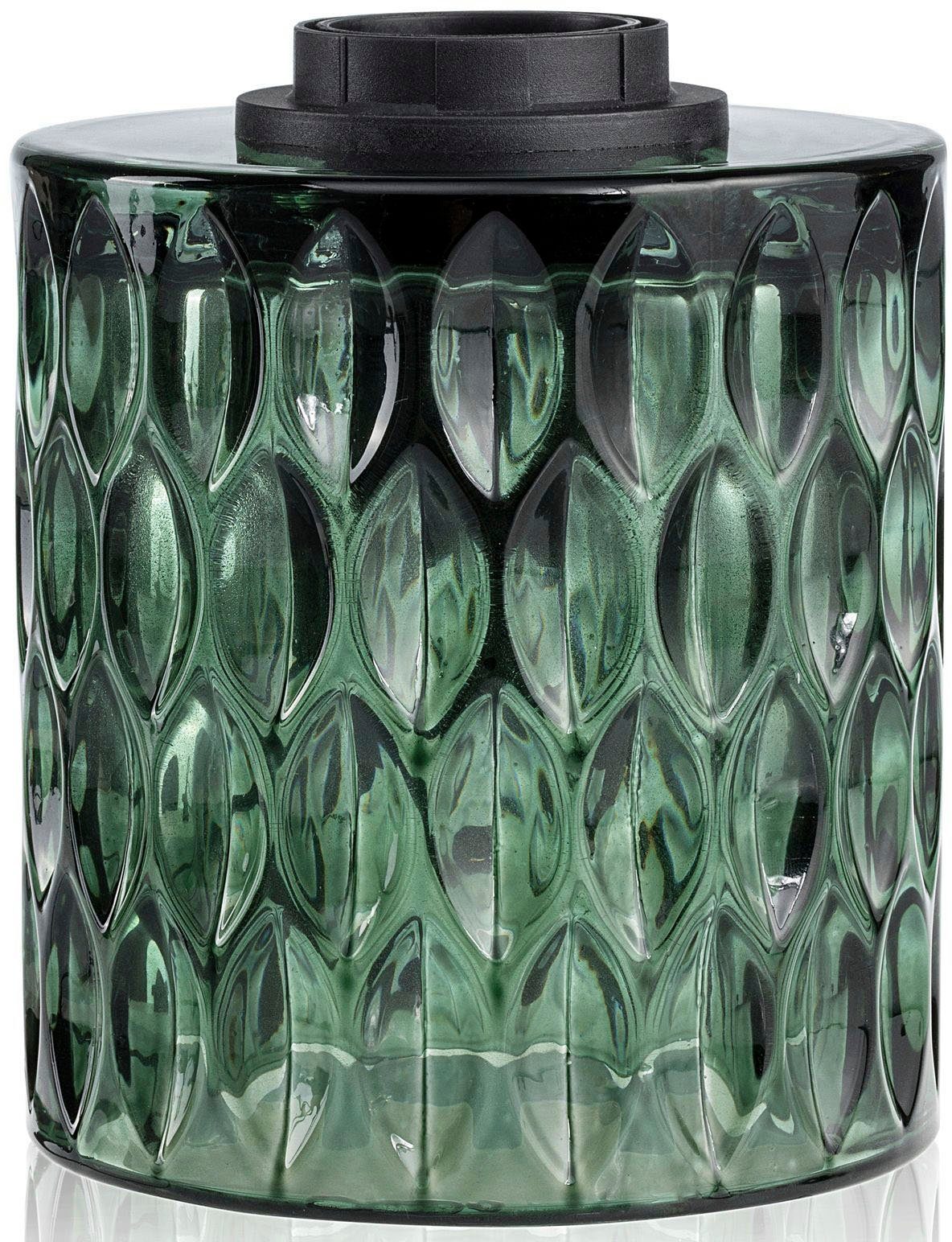 E27, Crystal Pauleen Glas Leuchtmittel, ohne Tischleuchte Grün, Magic,