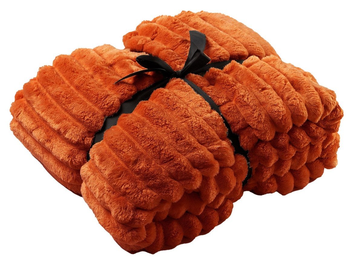 Wohndecke Kuscheldecke 'Ricky' 150 x 200 cm, Dutch Decor, Kuscheldecke, Cordoptik