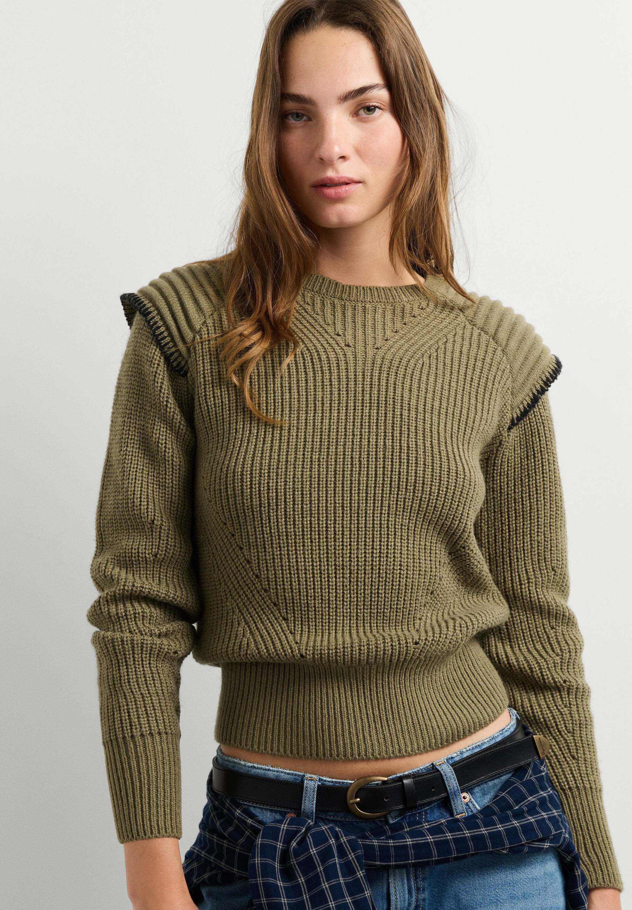 Pepe Jeans V-Ausschnitt-Pullover Jumper ANALIA