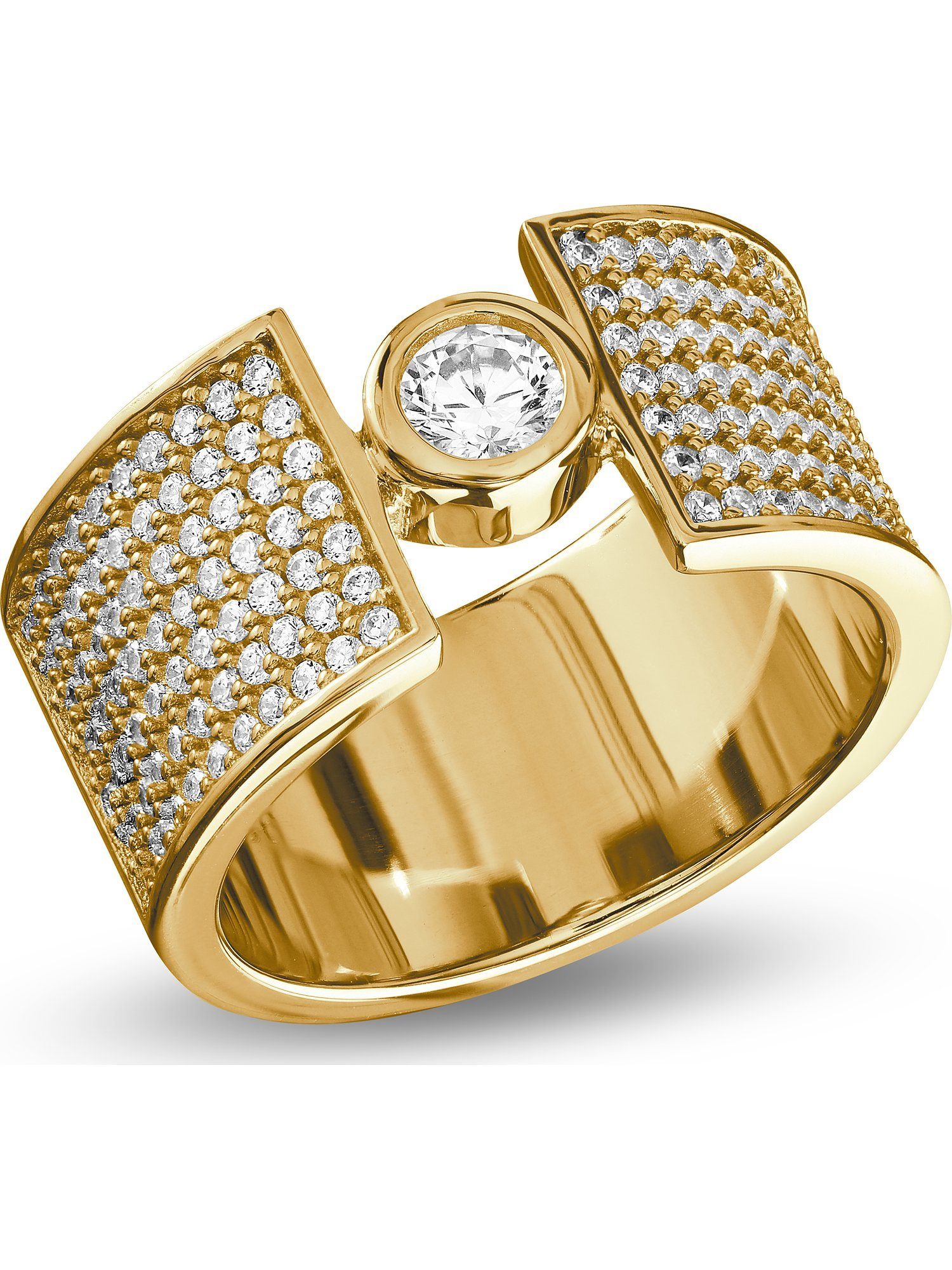 JETTE Silberring JETTE Damen-Damenring 925er Silber 155 Zirkonia, Zirkonia, synthetisch – Bild 5 von 5