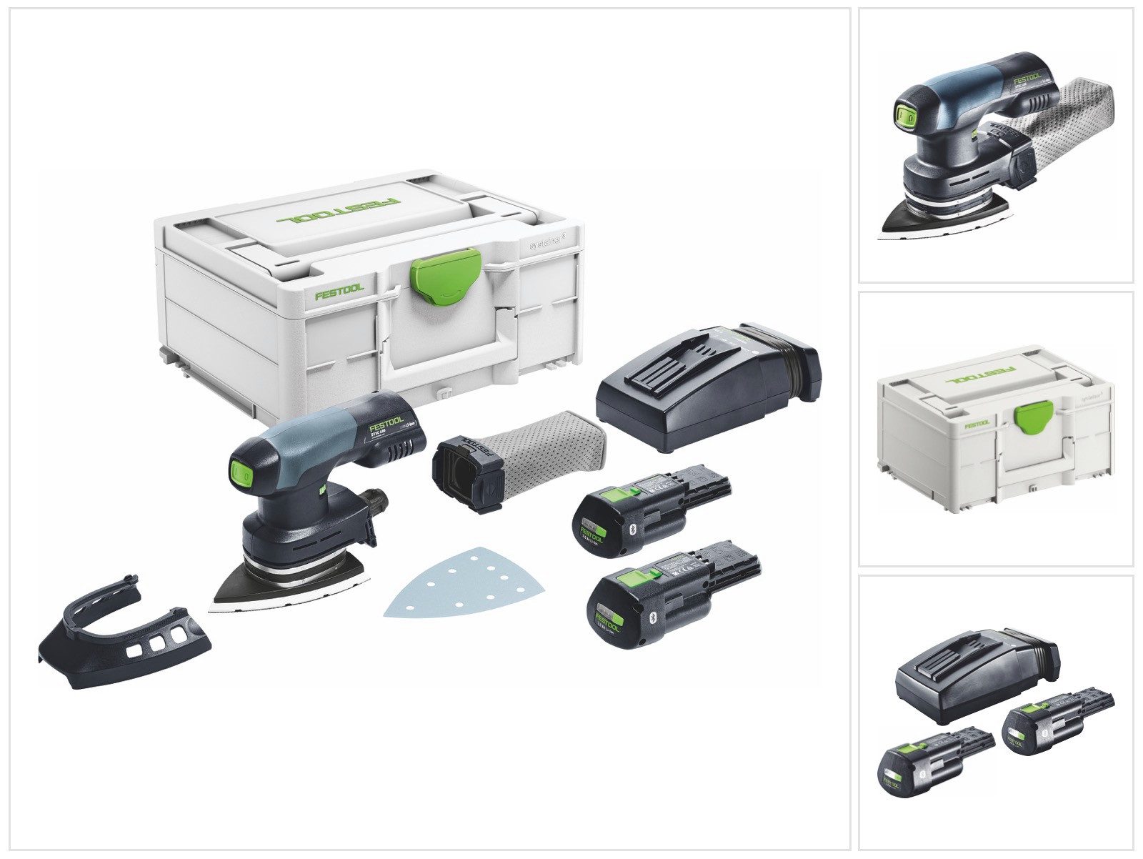 FESTOOL Exzenterschleifer DTSC 400 3,0 I-Plus Akku Deltaschleifer 18 V 100 x 150 mm (577508)