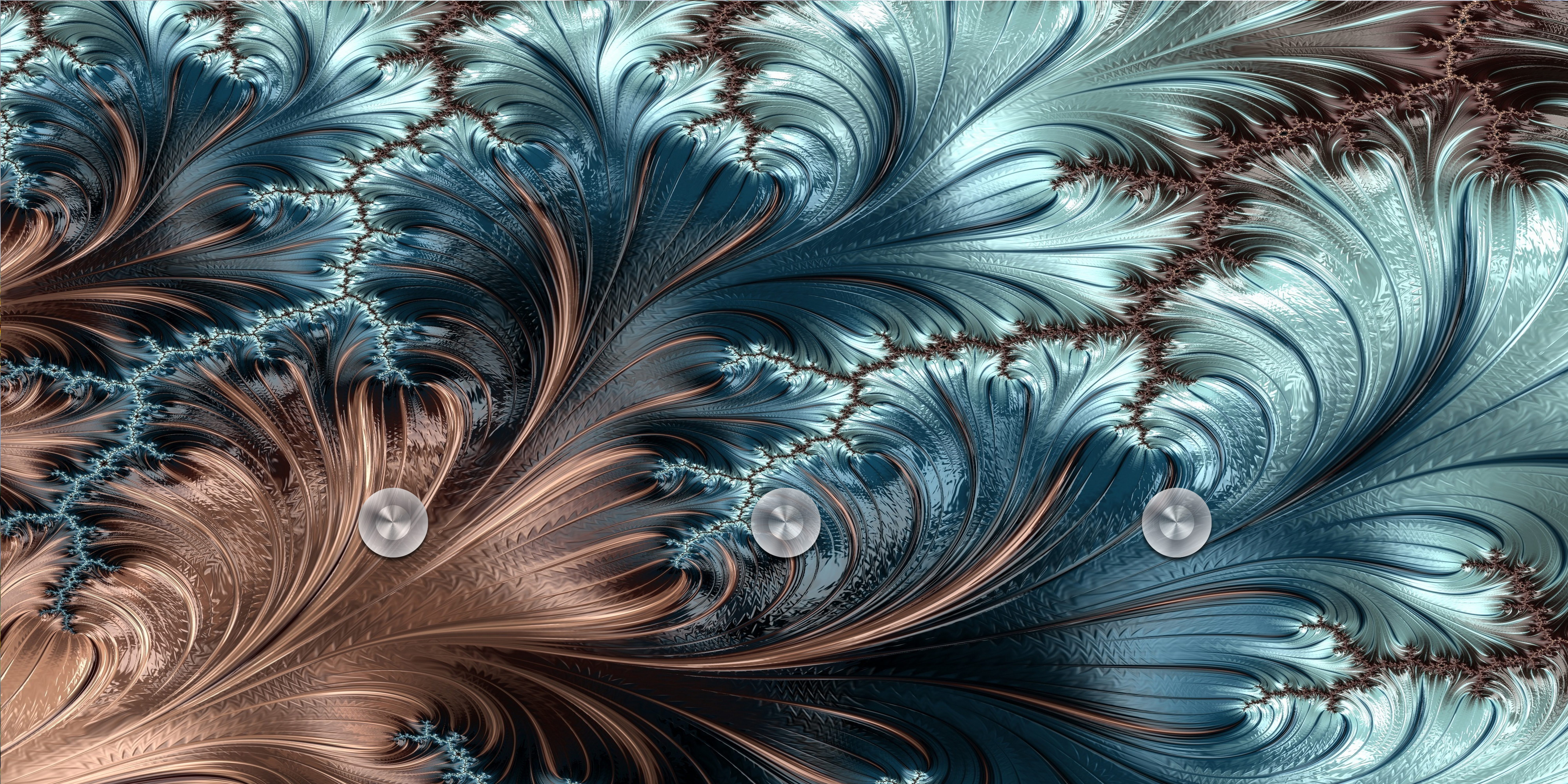 queence Garderobenleiste Feather (1 St), inkl. 3 Edelstahlhaken und Aufhängung