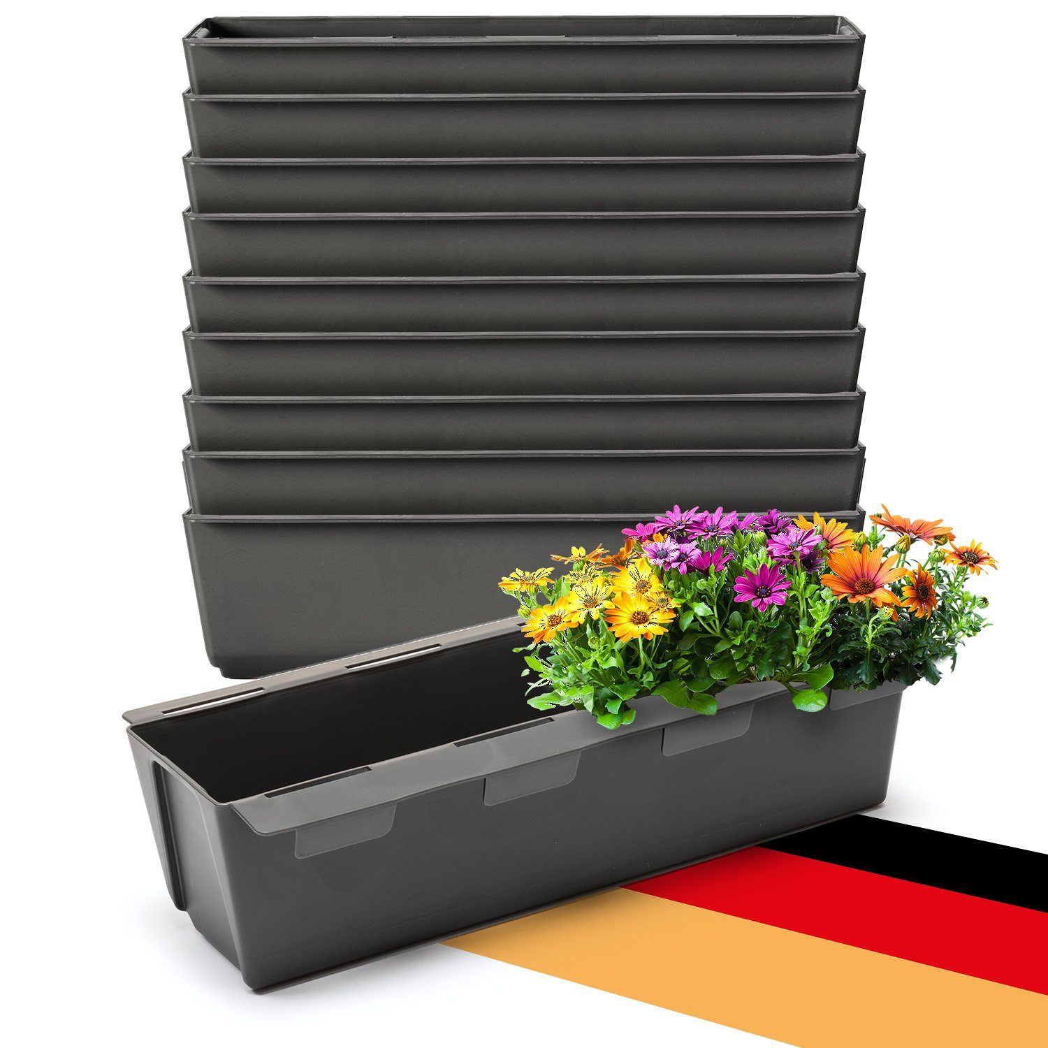 BigDean Blumenkasten Paletten-Einsatz zum Einhängen 37cm günstig online kaufen