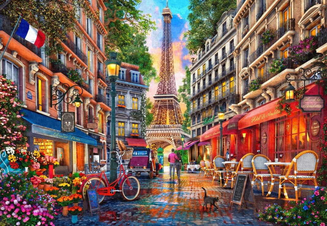 Bluebird Puzzle Puzzle Paris Street, Puzzleteile