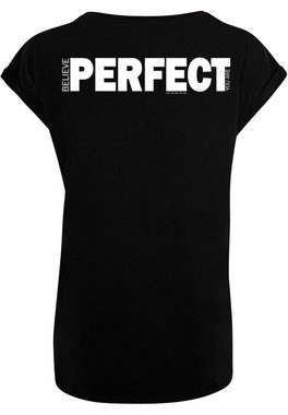 Merchcode T-Shirt Merchcode Damen Ladies Believe Front Extended Shoulder Tee (1-tlg)