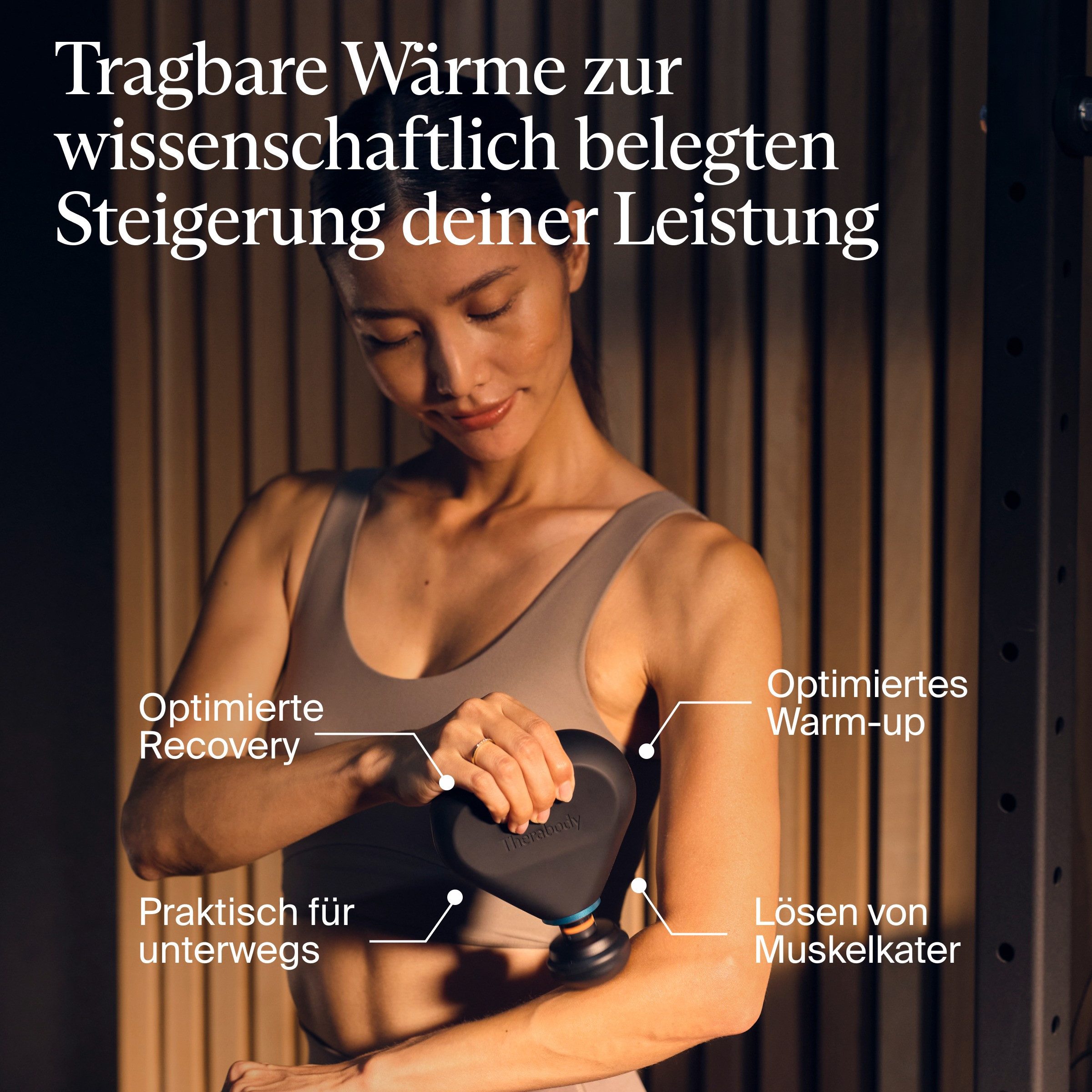 Therabody Massagepistole Theragun Mini Plus, Optimale Erholung & Warm-up, weniger Muskelkater, mobil nutzbar