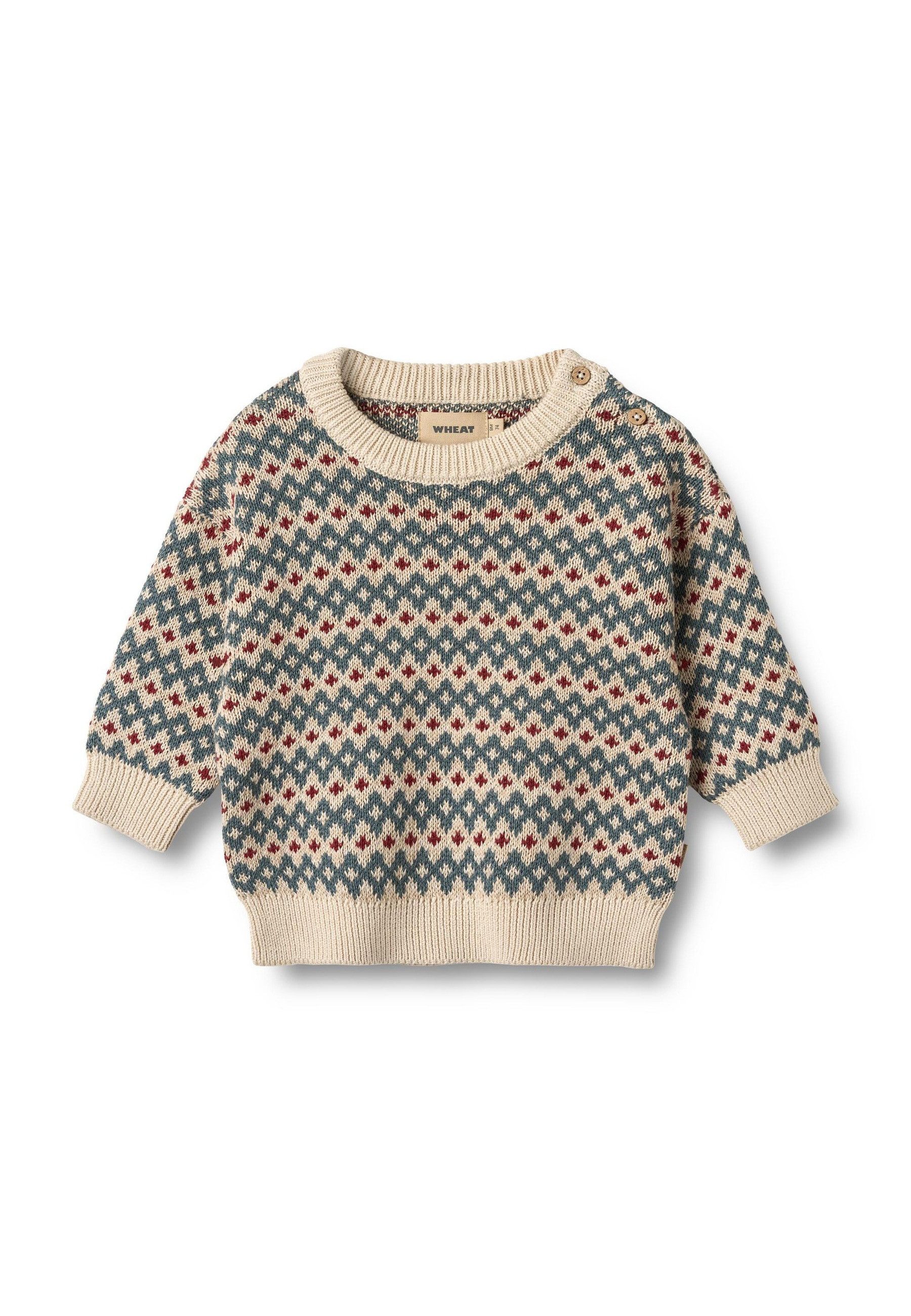Rundhalspullover WHEAT Jacquard Pullover Harlow