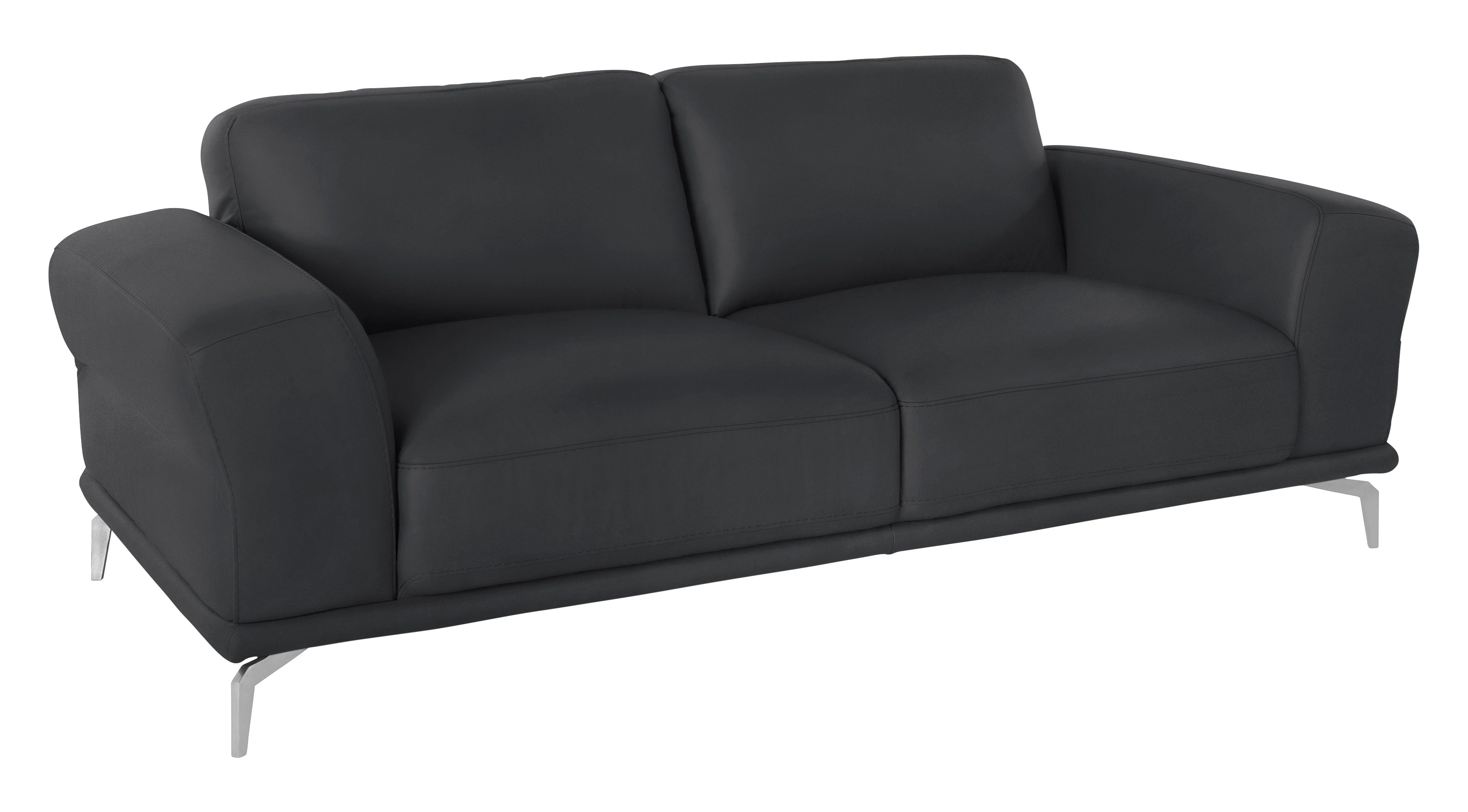 W.SCHILLIG 2,5-Sitzer montanaa Designsofa mit erstklassigem Sitzkomfort, Ferderkern, mit Metallfüßen in Chrom glänzend, Breite 212 cm