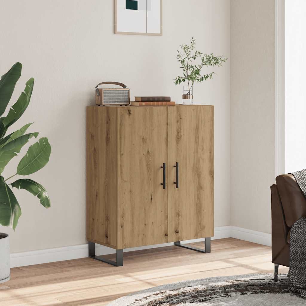 vidaXL Sideboard Sideboard Artisan-Eiche 69,5x34x90 cm günstig online kaufen