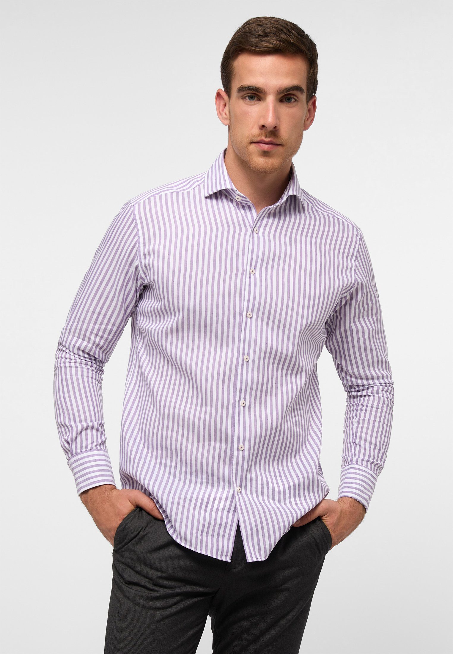 Eterna Langarmhemd MODERN FIT EASY IRON günstig online kaufen