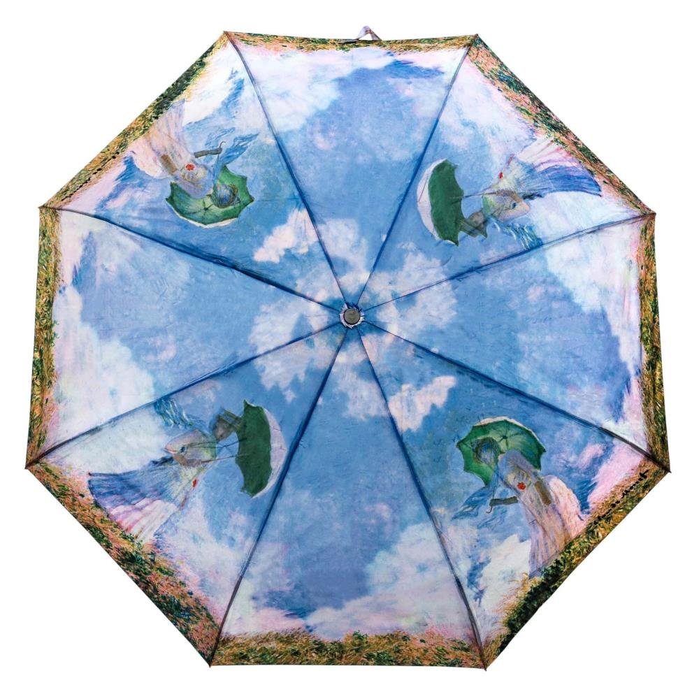 Luckyweather not just any other day Taschenregenschirm Regenschirm FRAU MIT SONNENSCHIRM Taschenschirm