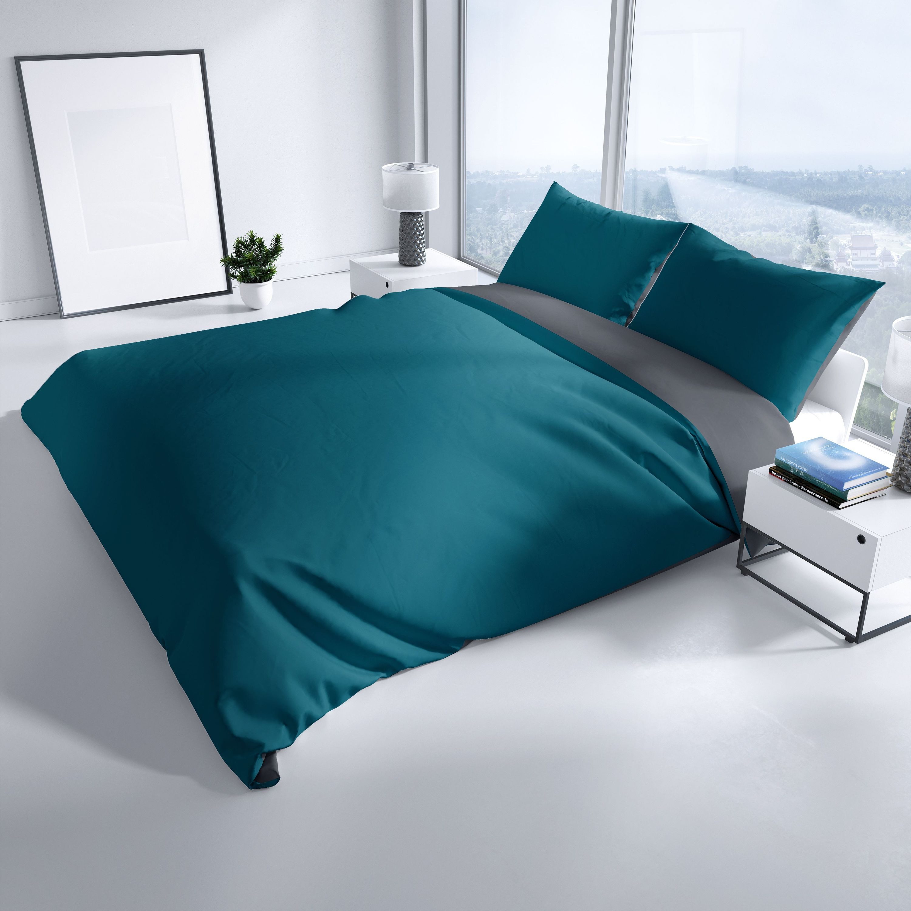 Leonado Vicenti Bettwäsche Baumwollsatin Edle Optik, Satin, 2 teilig, Unifa günstig online kaufen