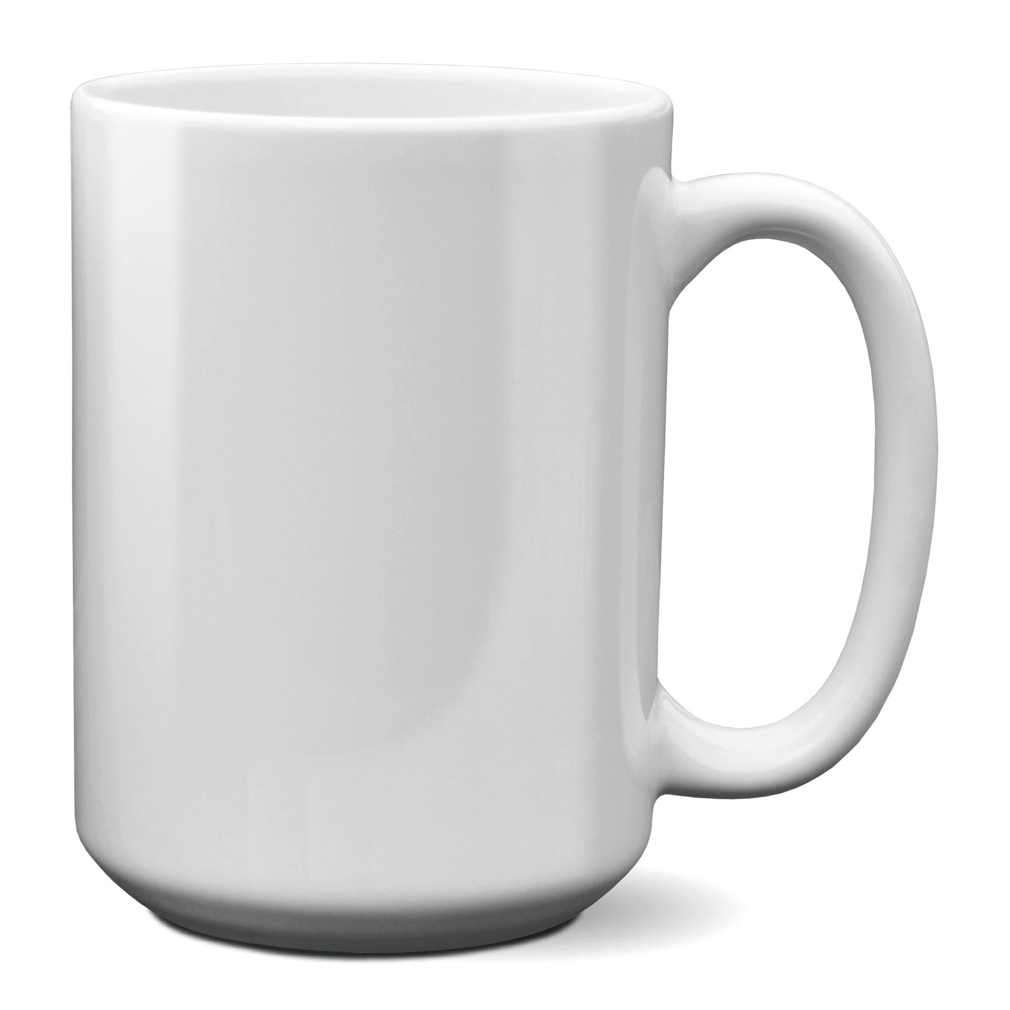 22Feels Tasse 1x XL Sublimation Rohling Beschichtung Blanko 440ml 15oz WEISS-SCHWARZ, 1-tlg.