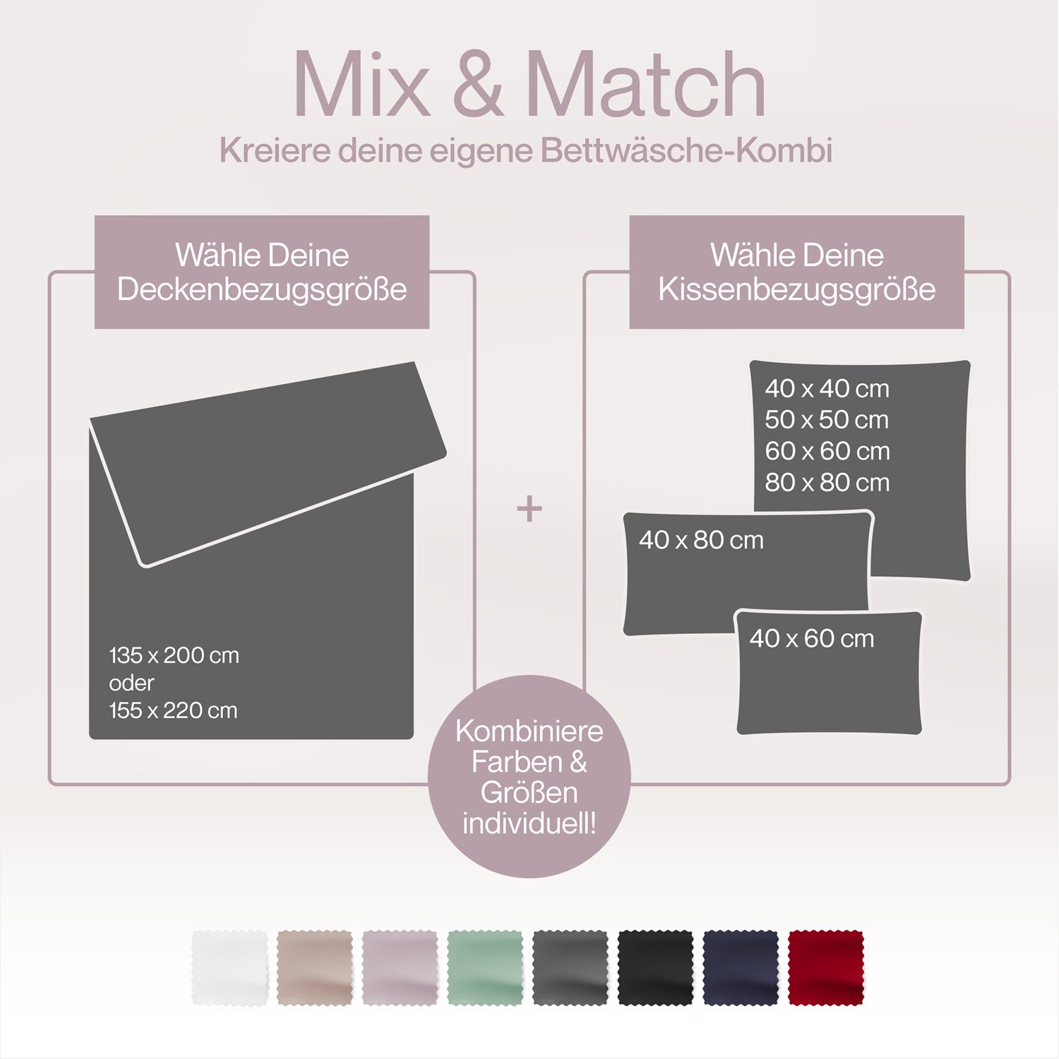 Blumtal Bettwäsche Premium Oeko Tex Zertifizierte Satin Bettwäsche, Mako-Sa günstig online kaufen