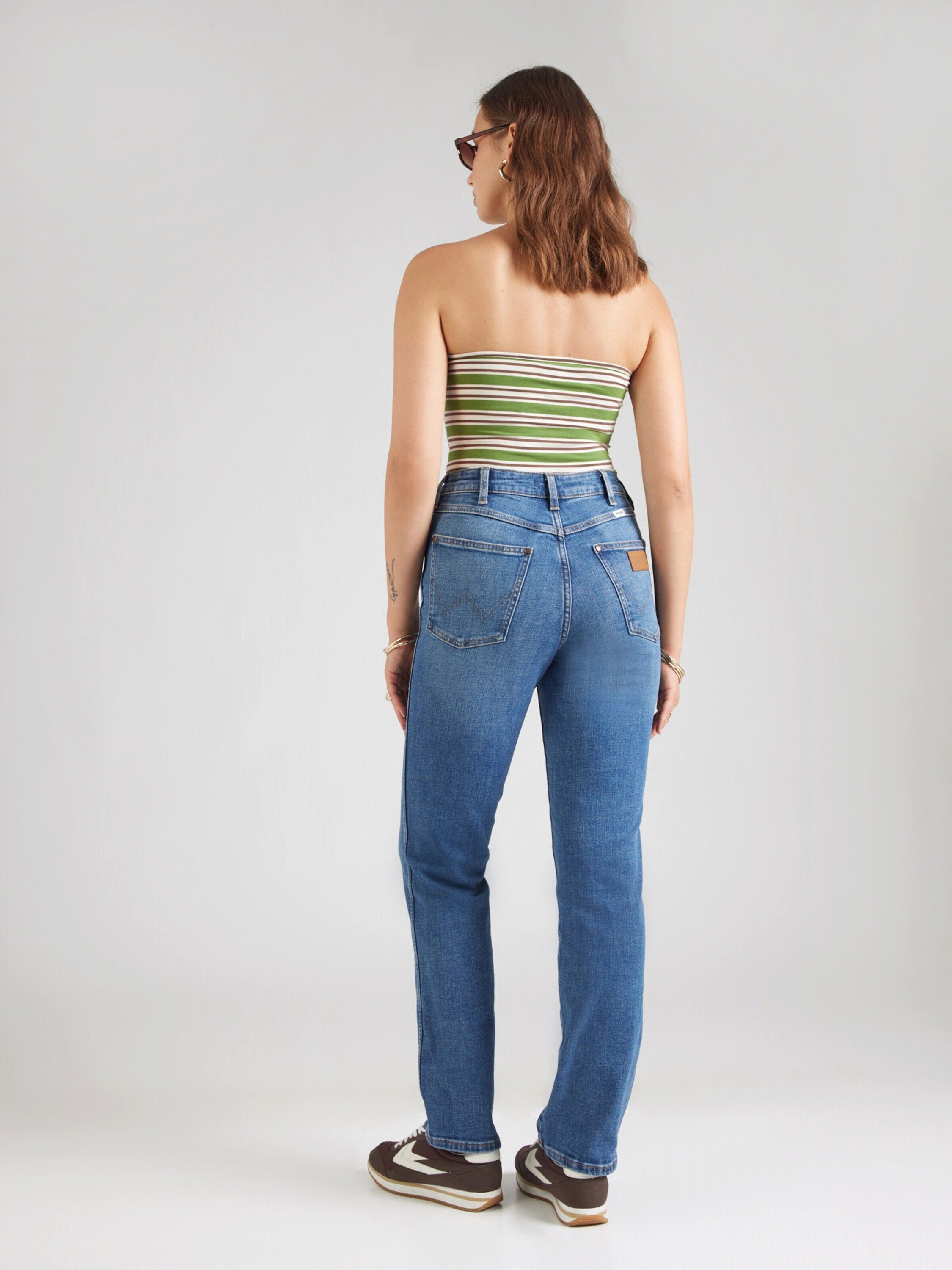 Wrangler Regular-fit-Jeans STRAIGHT (1-tlg) Plain/ohne Details