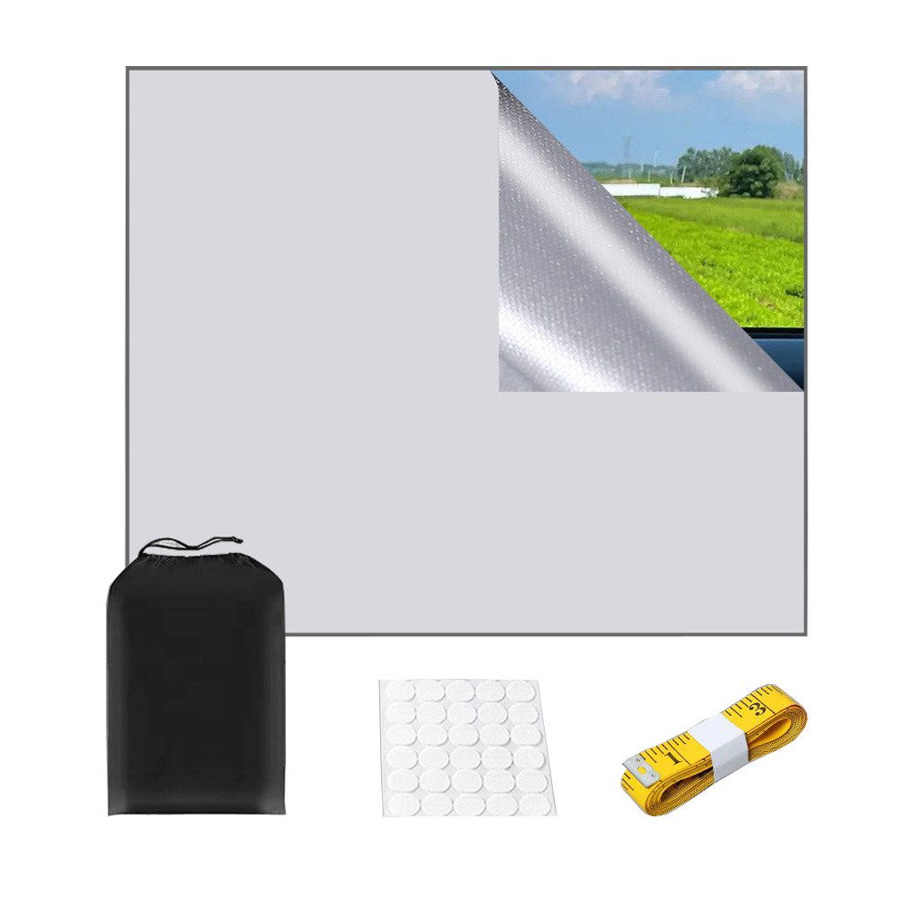 Verdunklungsrollo Ohne Bohren 420D Oxford, Fenster Verdunkelung, Tragbare Reise, Diwzbyn, Verdunkelungsrollo, 100% Verdunklungsstoff, Dachfenster Sonnenschutz