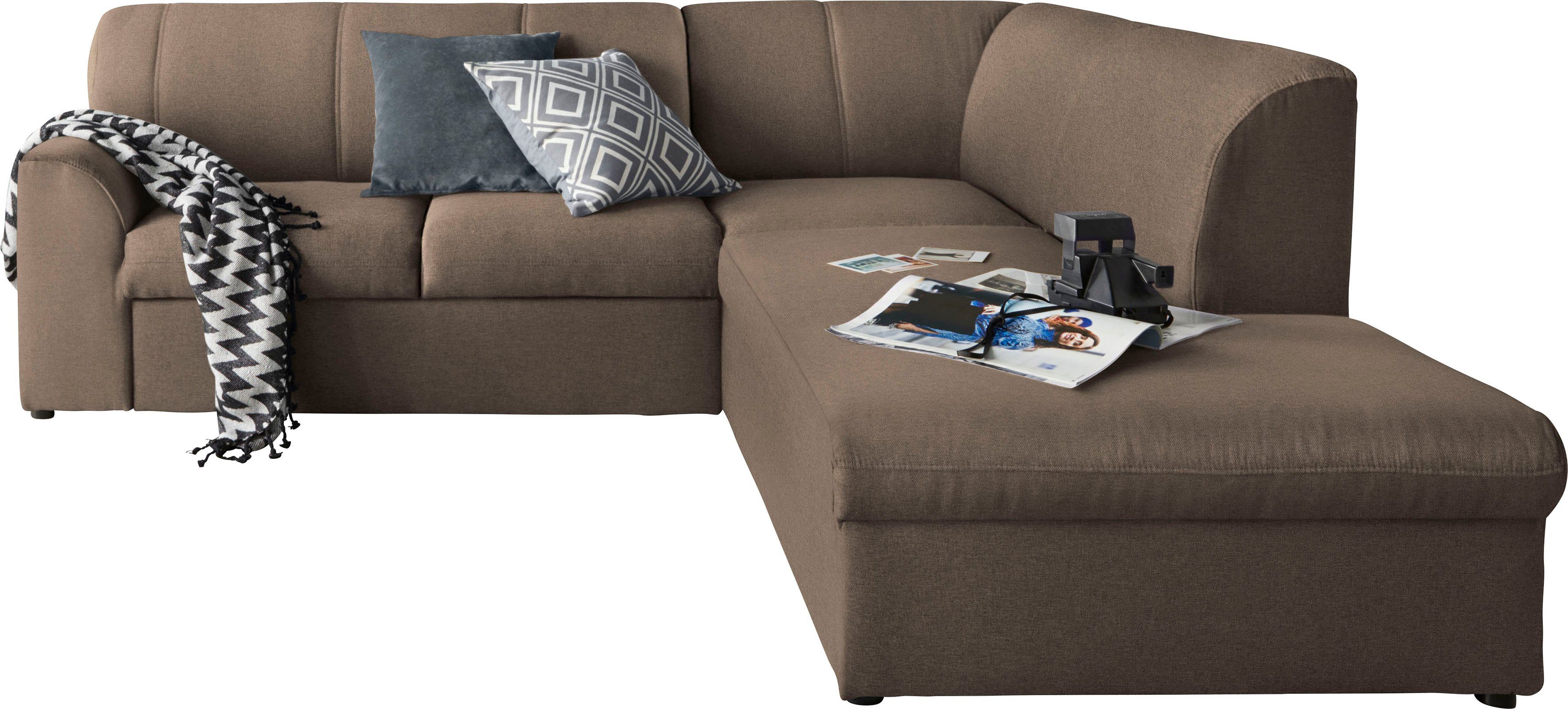 DOMO collection Ecksofa Topper zeitlos elegant, günstig online kaufen