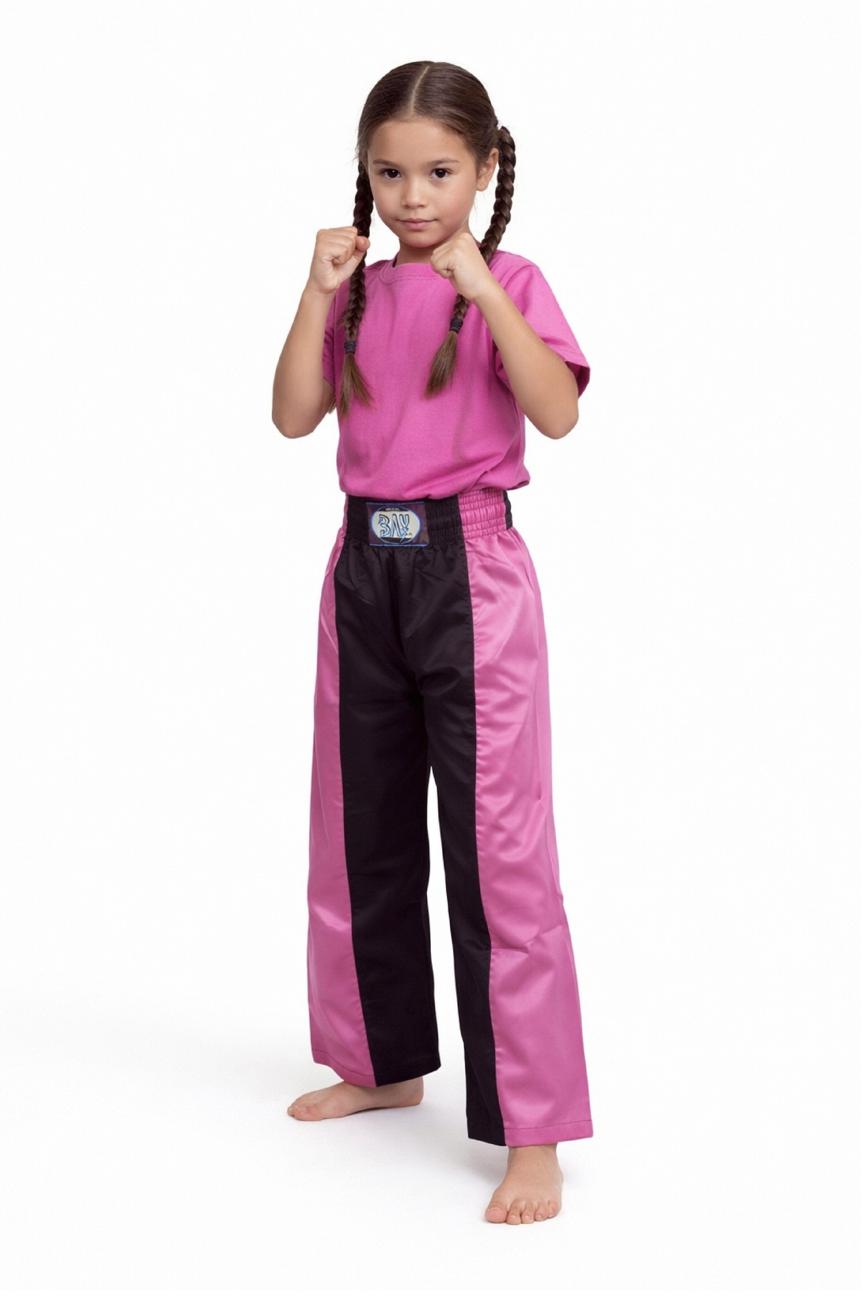 Sporthose Kickboxhose HALF Thaiboxhose lang Kickboxen Kampfsport Kampfsporthose