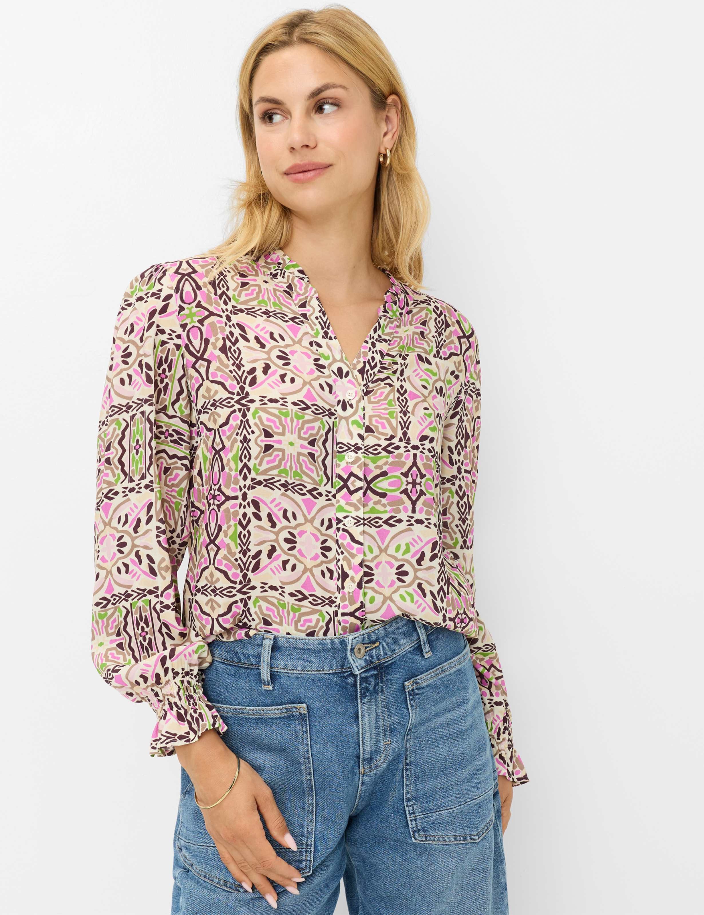 Brax Klassische Bluse Style VIOLET Bluse aus reiner Viskose – Bild 4 von 5