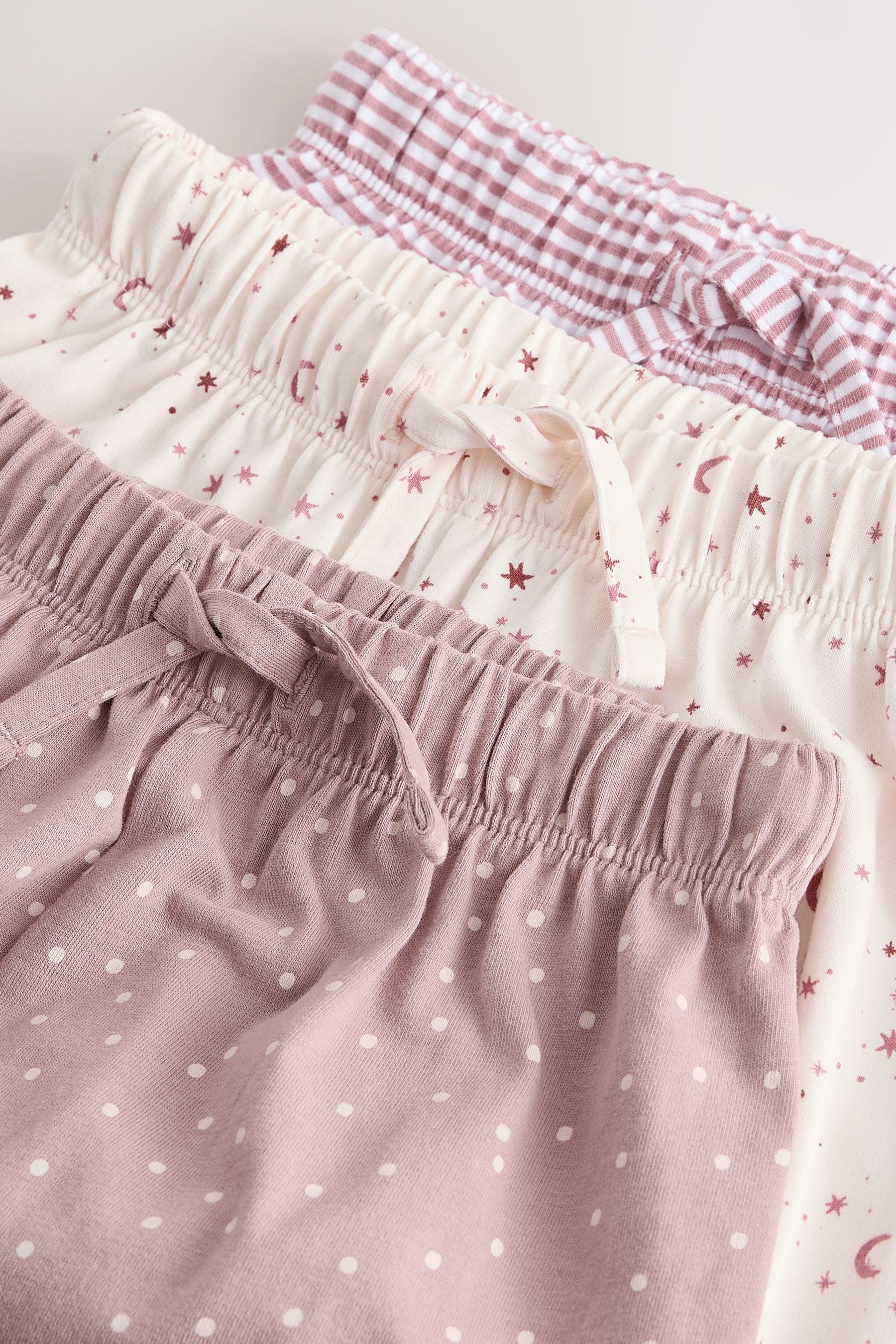 Next Pyjama Schlafanzug mit Jogginghose im 3er-Pack (6 tlg) – Bild 4 von 5