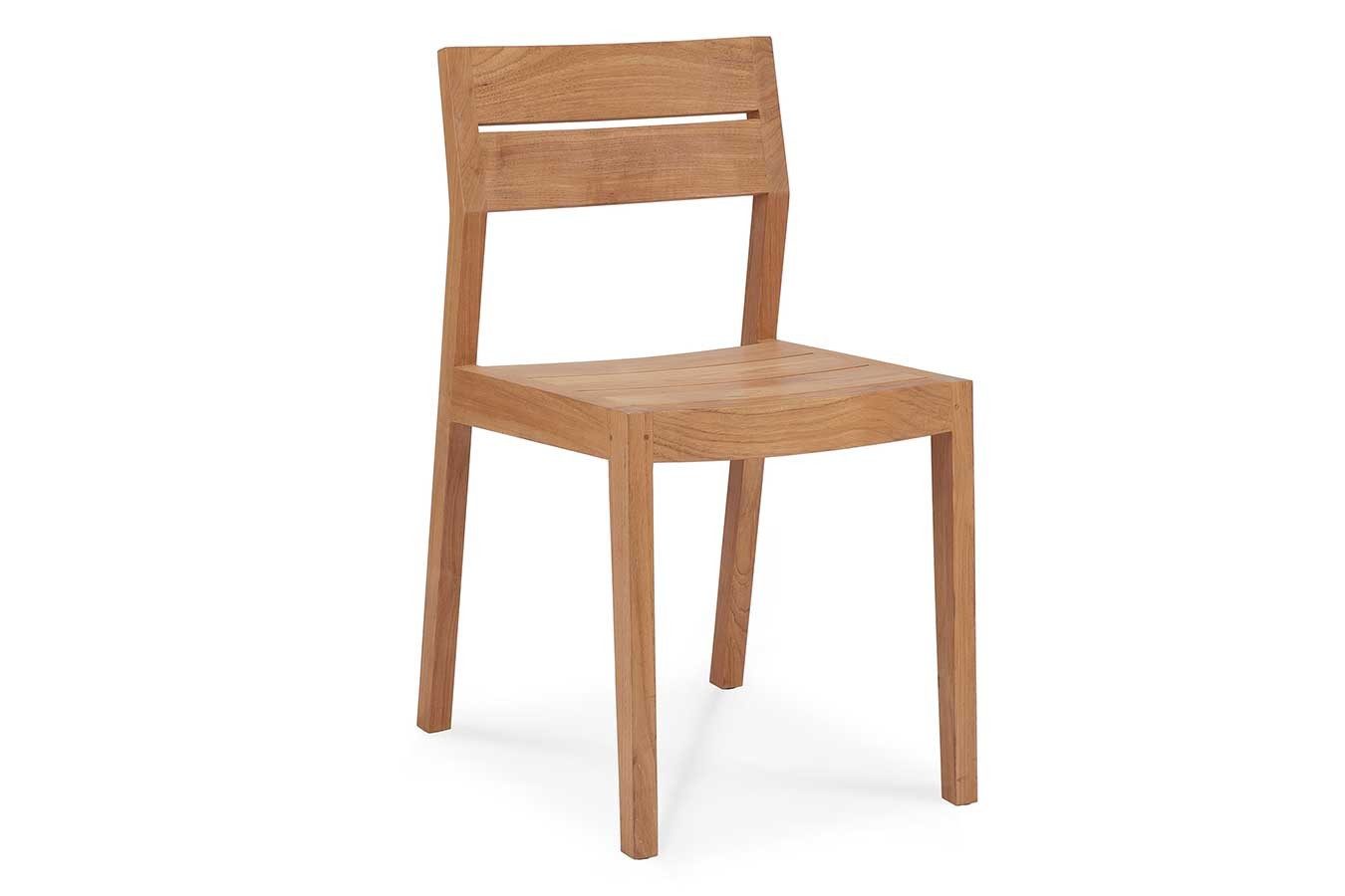 Ethnicraft Armlehnstuhl Outdoor Stuhl EX 1 Teak massiv