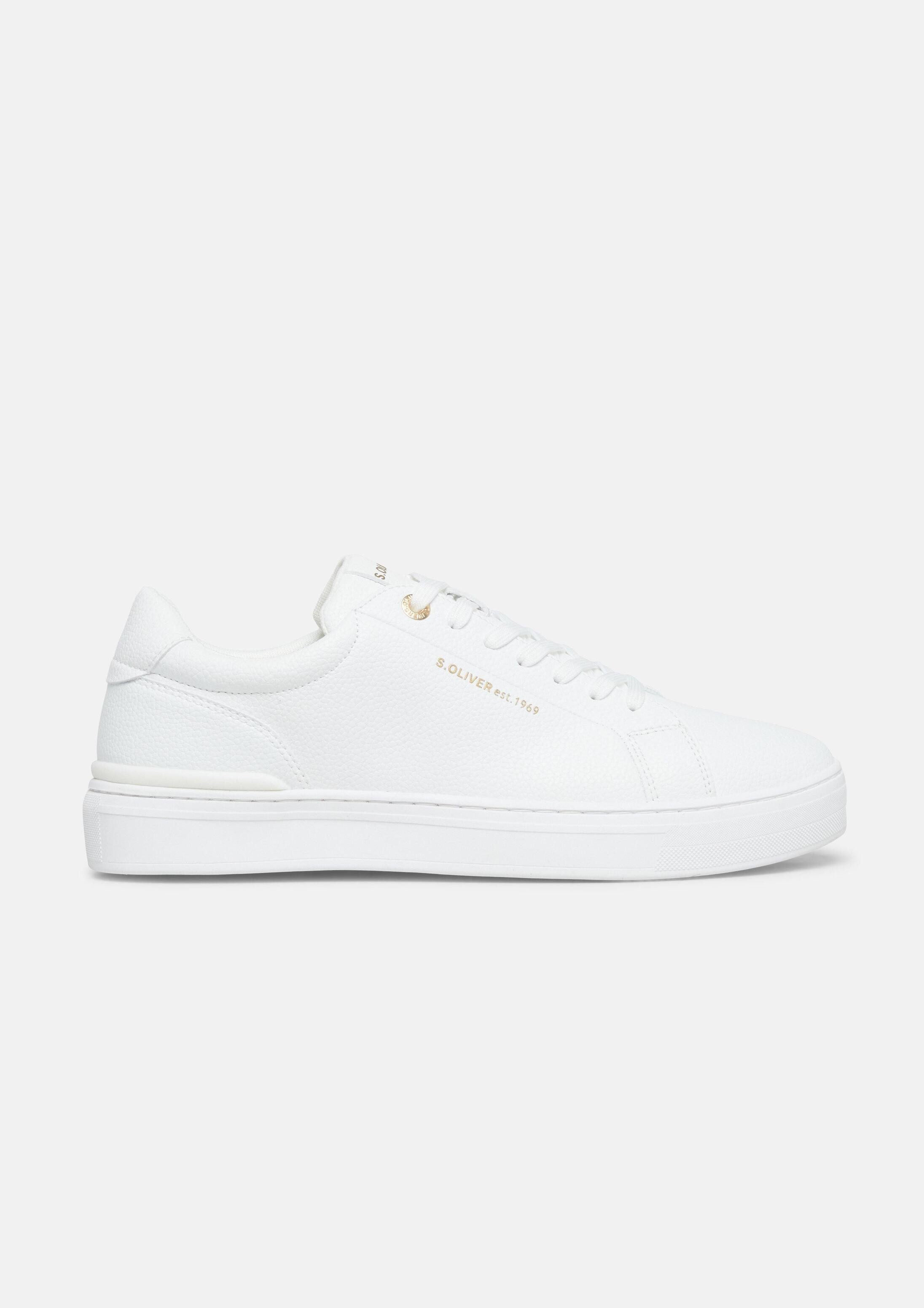 s.Oliver Sneakers Sneaker Legere Sneaker in Leder-Optik