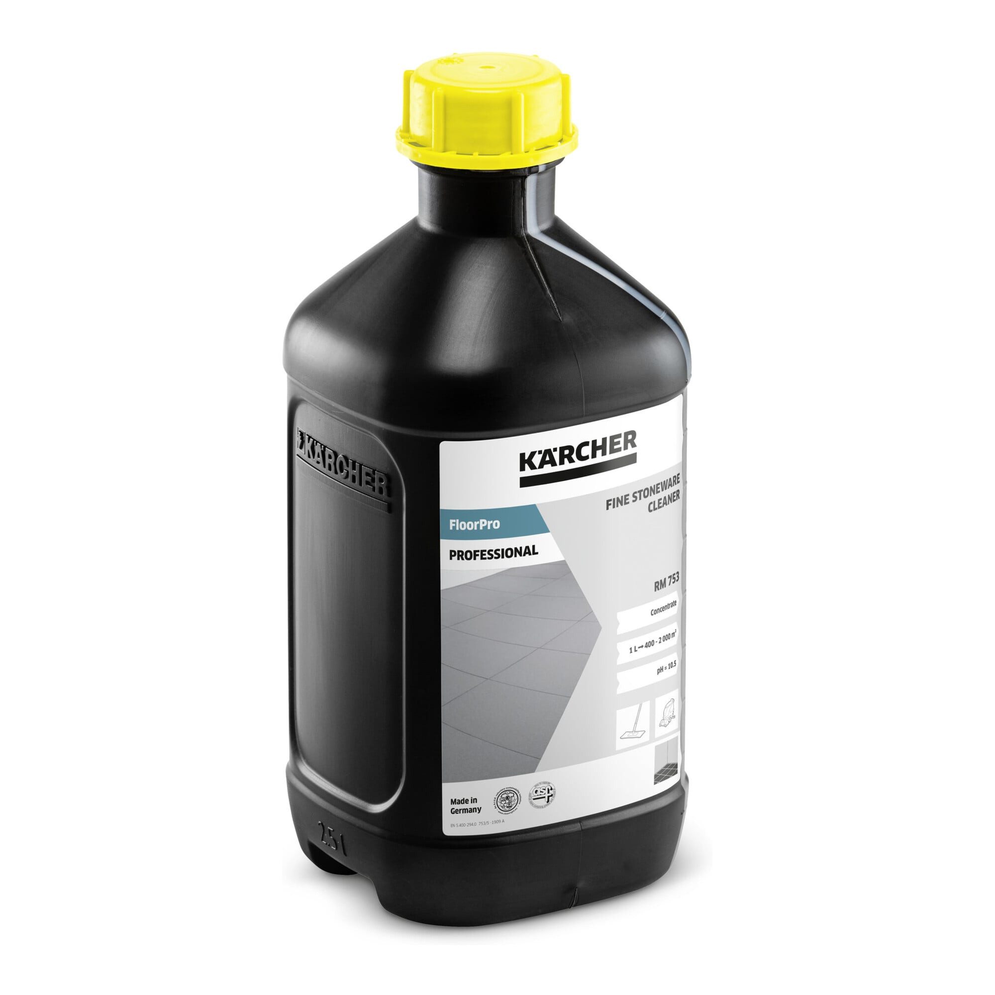 KÄRCHER Polierpad Kärcher FloorPro Feinsteinzeugreiniger RM 753, 2.5 l