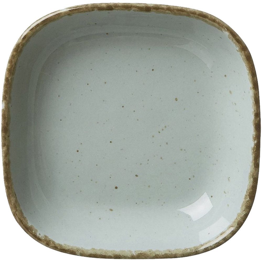 Ritzenhoff & Breker Schale Ritzenhoff & Breker Schale eckig 10cm Casa Blau, Porzellan, (1 Speiseteller)