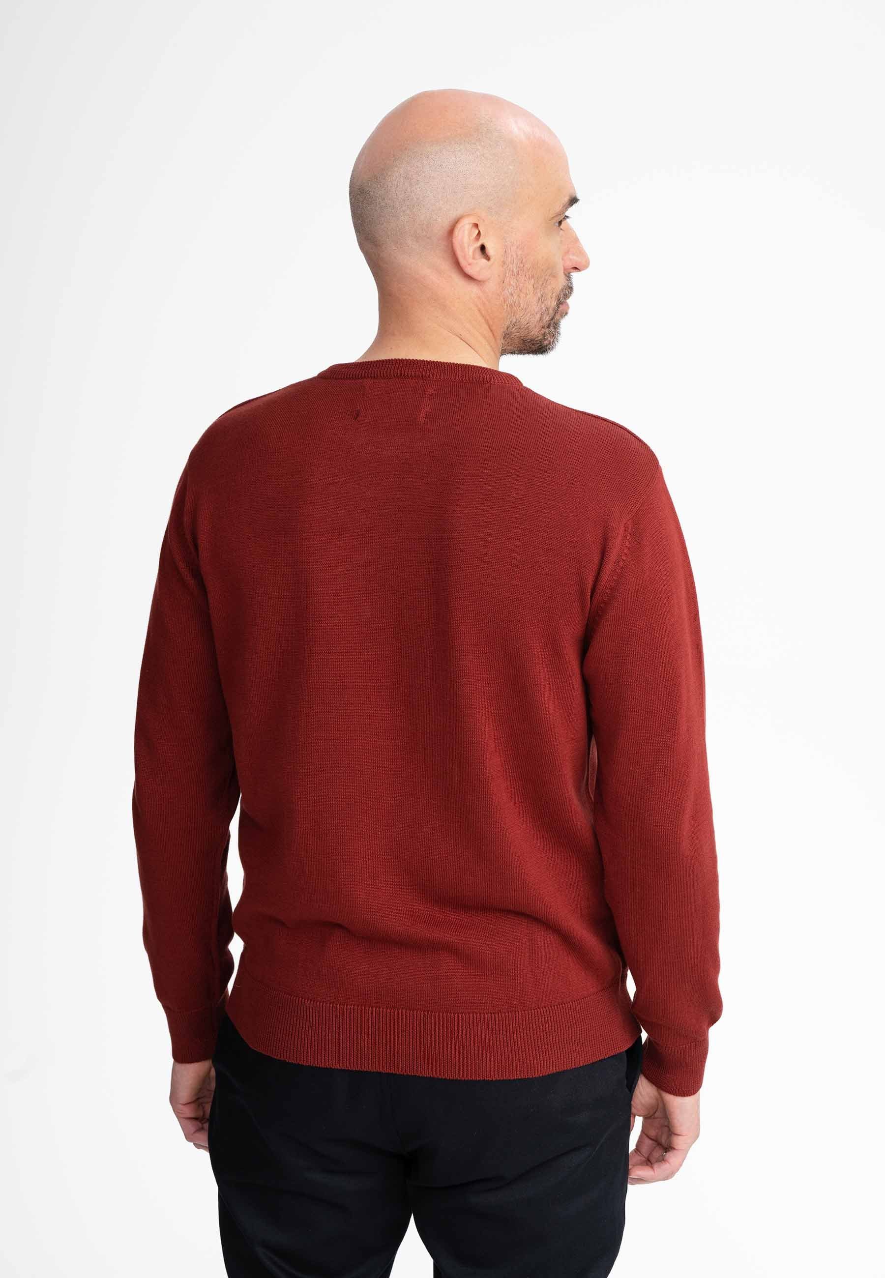 MELA Strickpullover Feinstrick Pullover Style HIMAL Rippbündchen