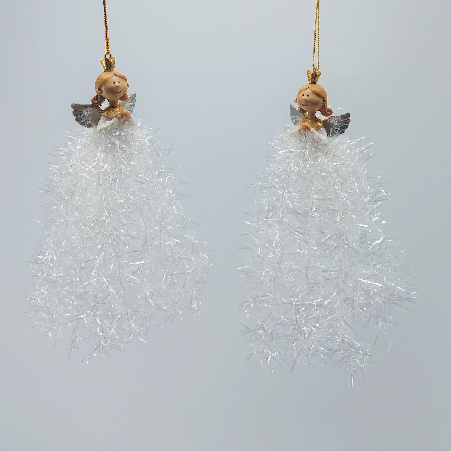 formano Hängedekoration Winterzeit, Höhe: 19cm, Farbe: Mehrfarbig, Motiv: Engel