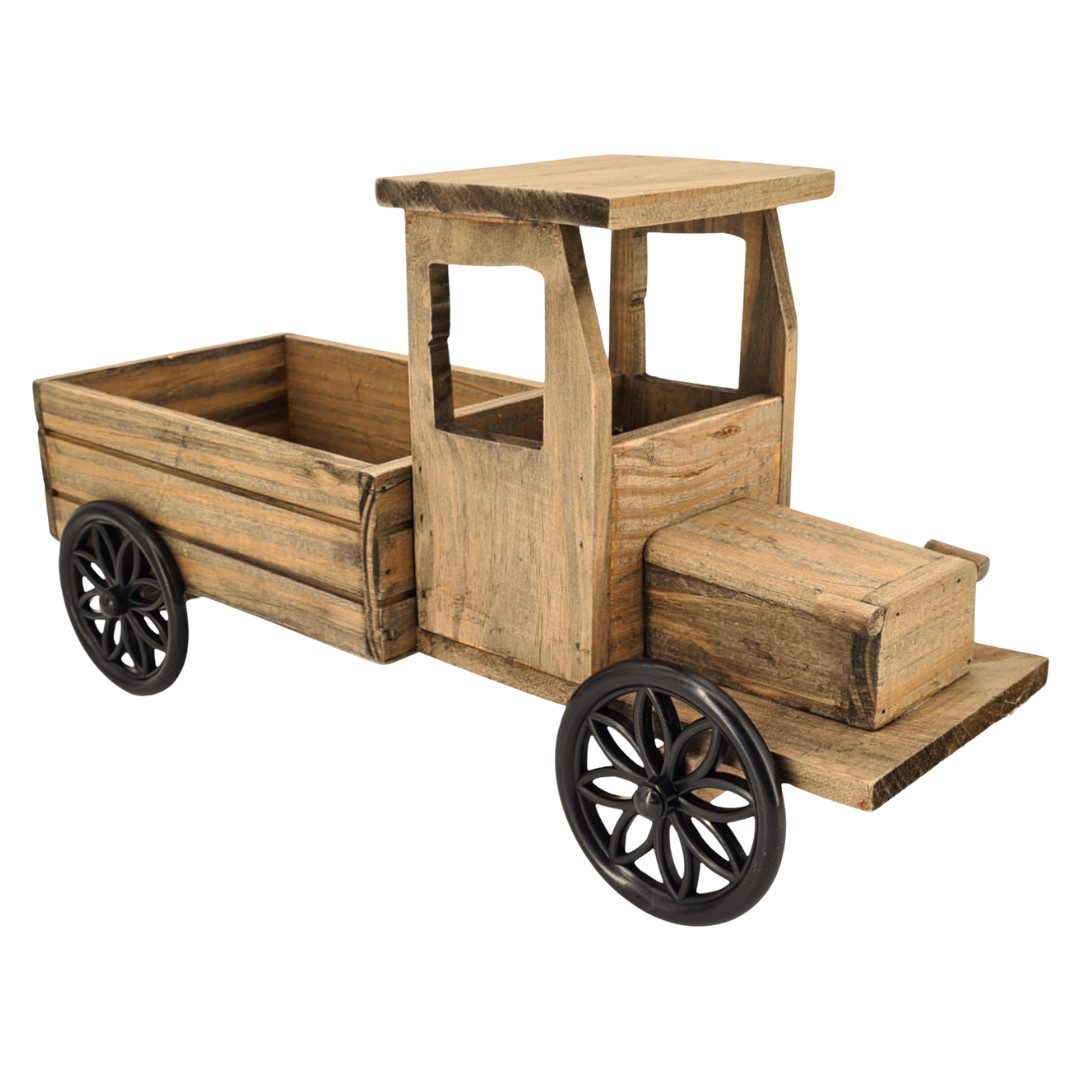 abc HOME Gartenfigur Pflanzständer LkW, Holz günstig online kaufen