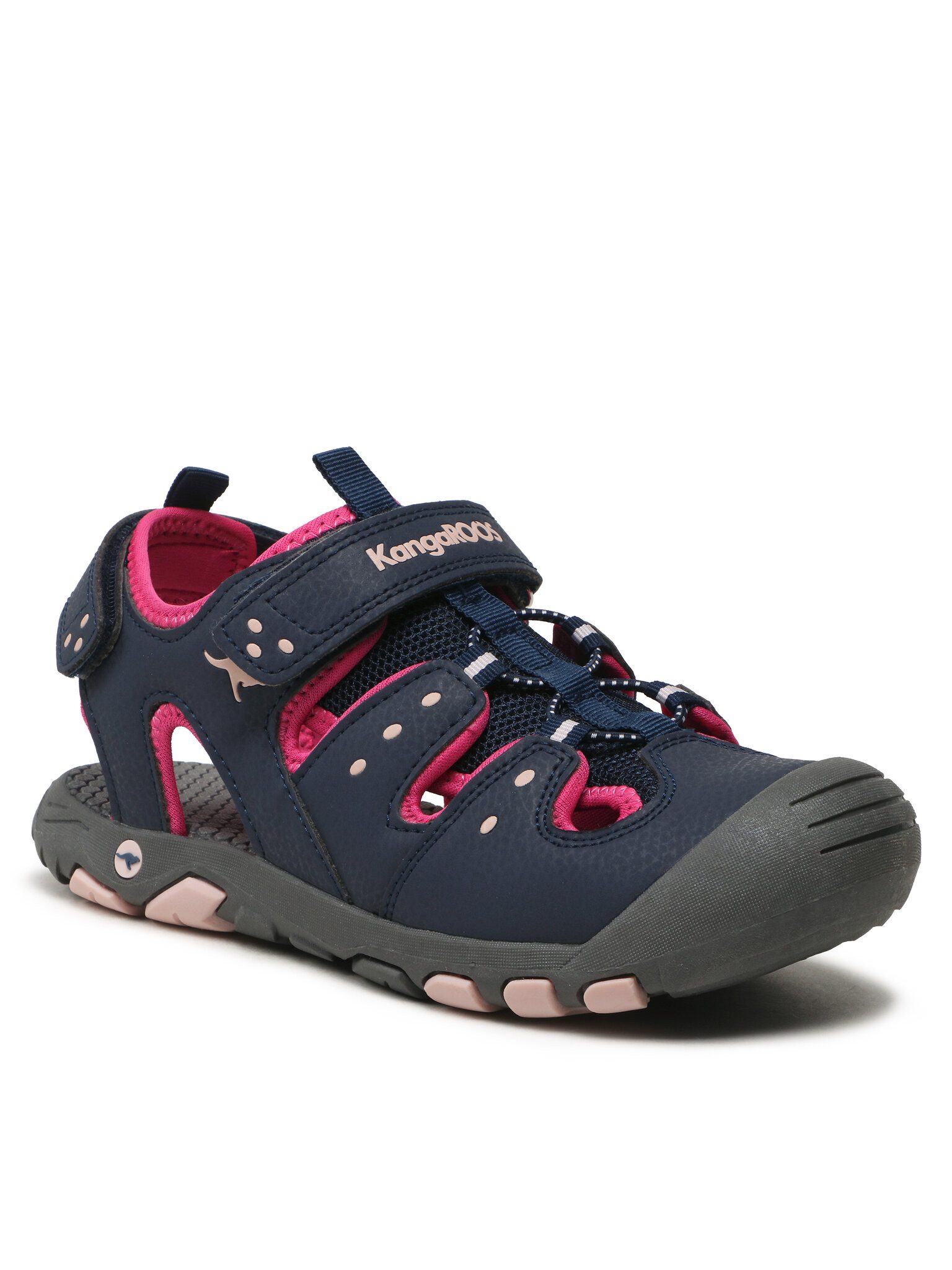 KangaROOS Sandalen K-Trek 18731 000 4294 Dk Navy/Fandago Pink Sandale