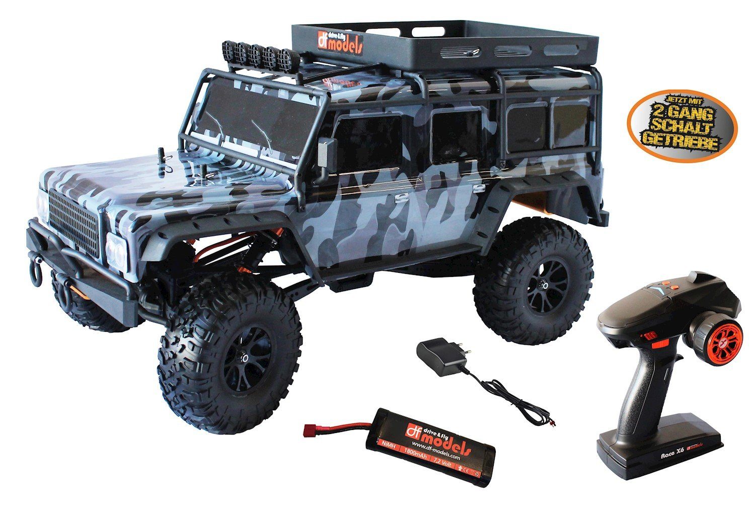 Drive & Fly Models RC-Buggy »DF RC Crawler DF-4J Camo 2 Gang LED 2021  Edition« online kaufen | OTTO