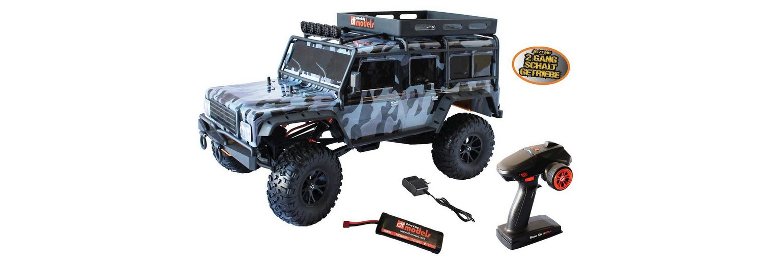 Drive & Fly Models RCBuggy »DF RC Crawler DF4J Camo 2 Gang LED 2021 Edition« online kaufen OTTO