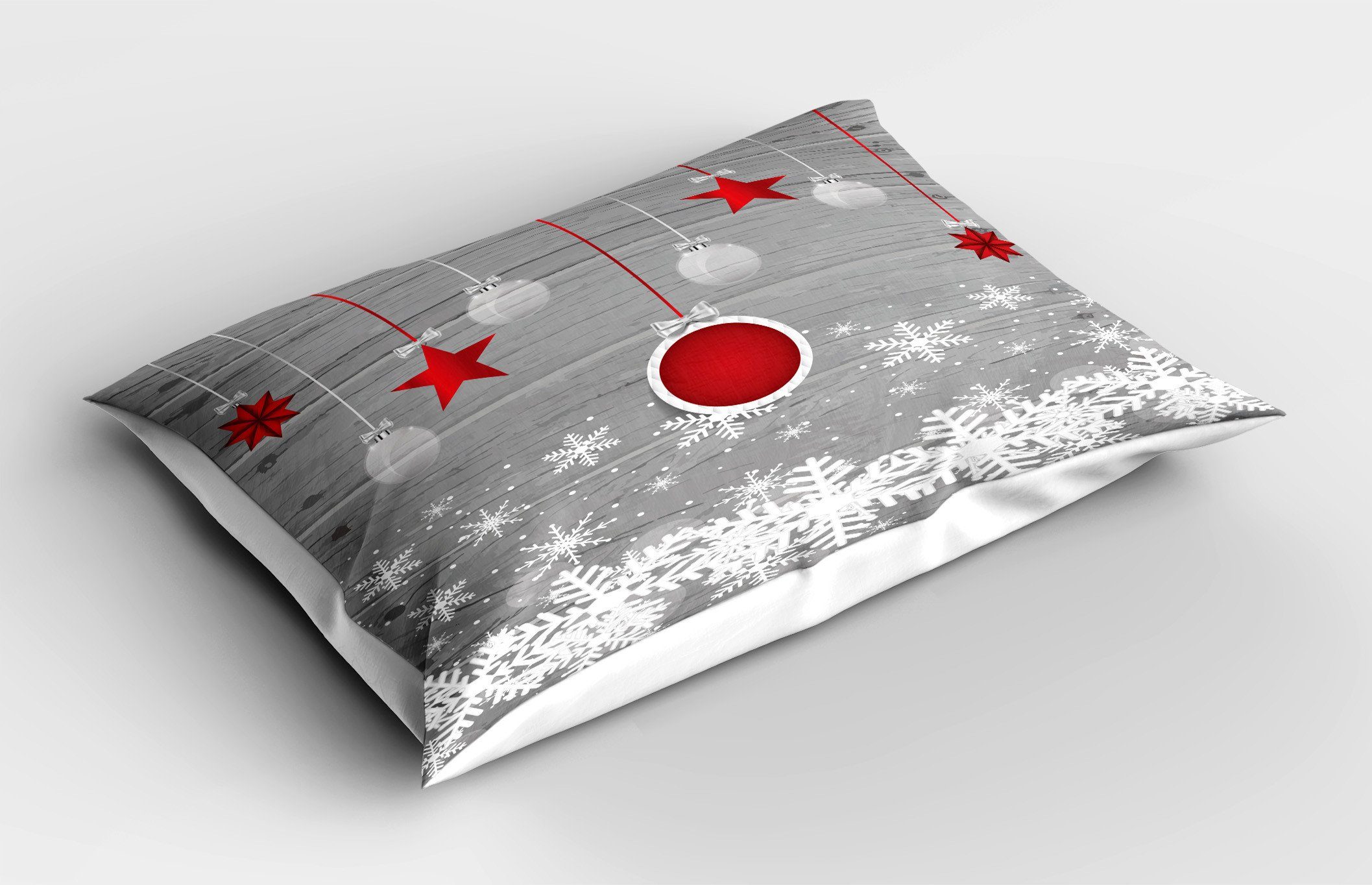 Kissenbezüge Dekorativer Size Schnee Standard Weihnachten Stück), Kissenbezug, Gedruckter Abakuhaus (1 Sterne-Flitter King