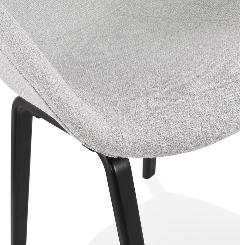 Beige/Grau (light Esszimmerstuhl Loungesessel RITA Textile KADIMA DESIGN
