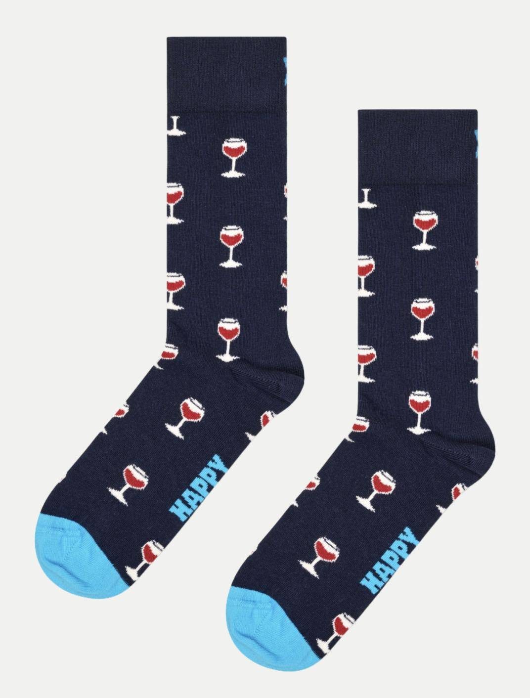 Happy Socks Freizeitsocken Glass Of Wine Socken