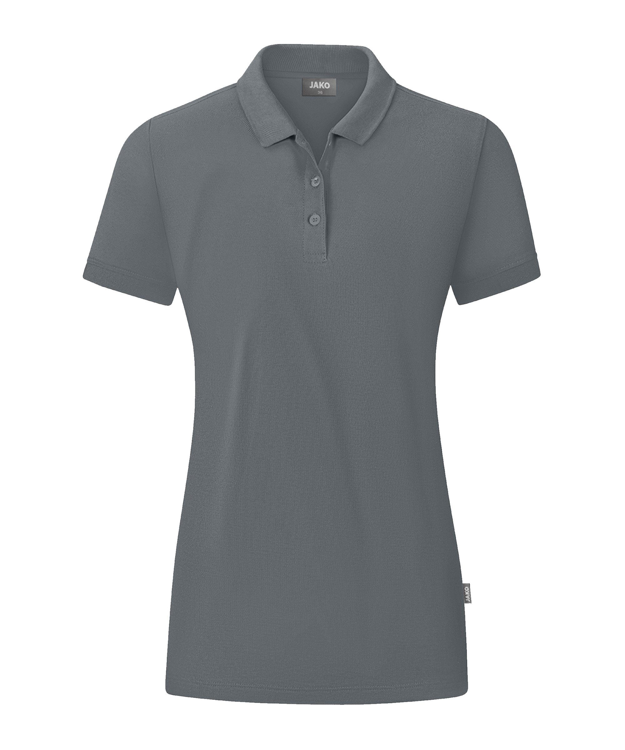 Jako Poloshirt Organic Poloshirt Damen Nachhaltiges Produkt graugraugrau