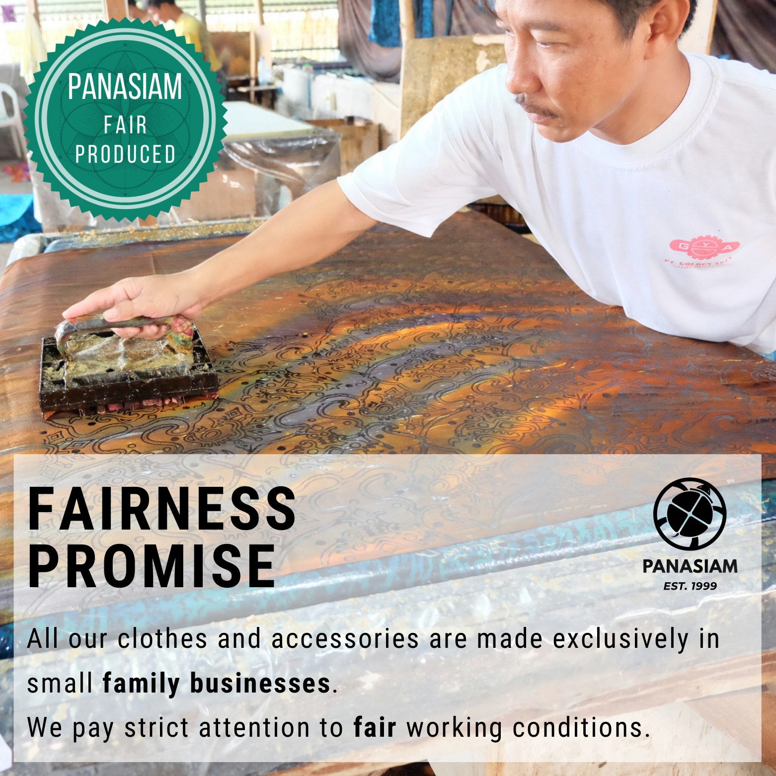 PANASIAM Loungehose Tie-Dye Relaxhose aus 100% Viskose Boho Haremshose für Urlaub Freizeit Unisex Muckhose Wellnesshose Spa Hose für Yoga Sommerhose Schlupfhose