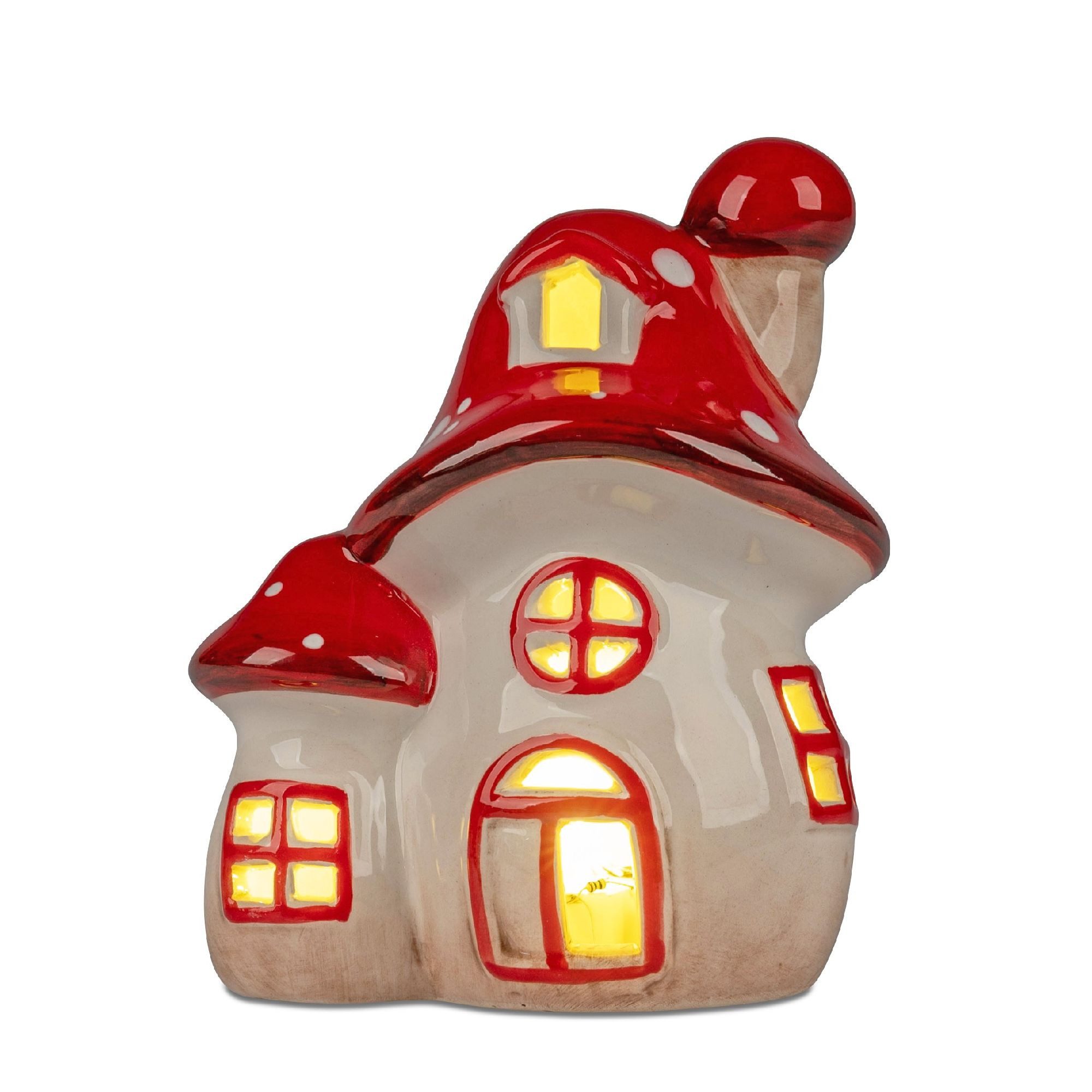 formano Dekofigur Herbst, Mit Timerfunktion, Natur, Motiv: Pilz günstig online kaufen