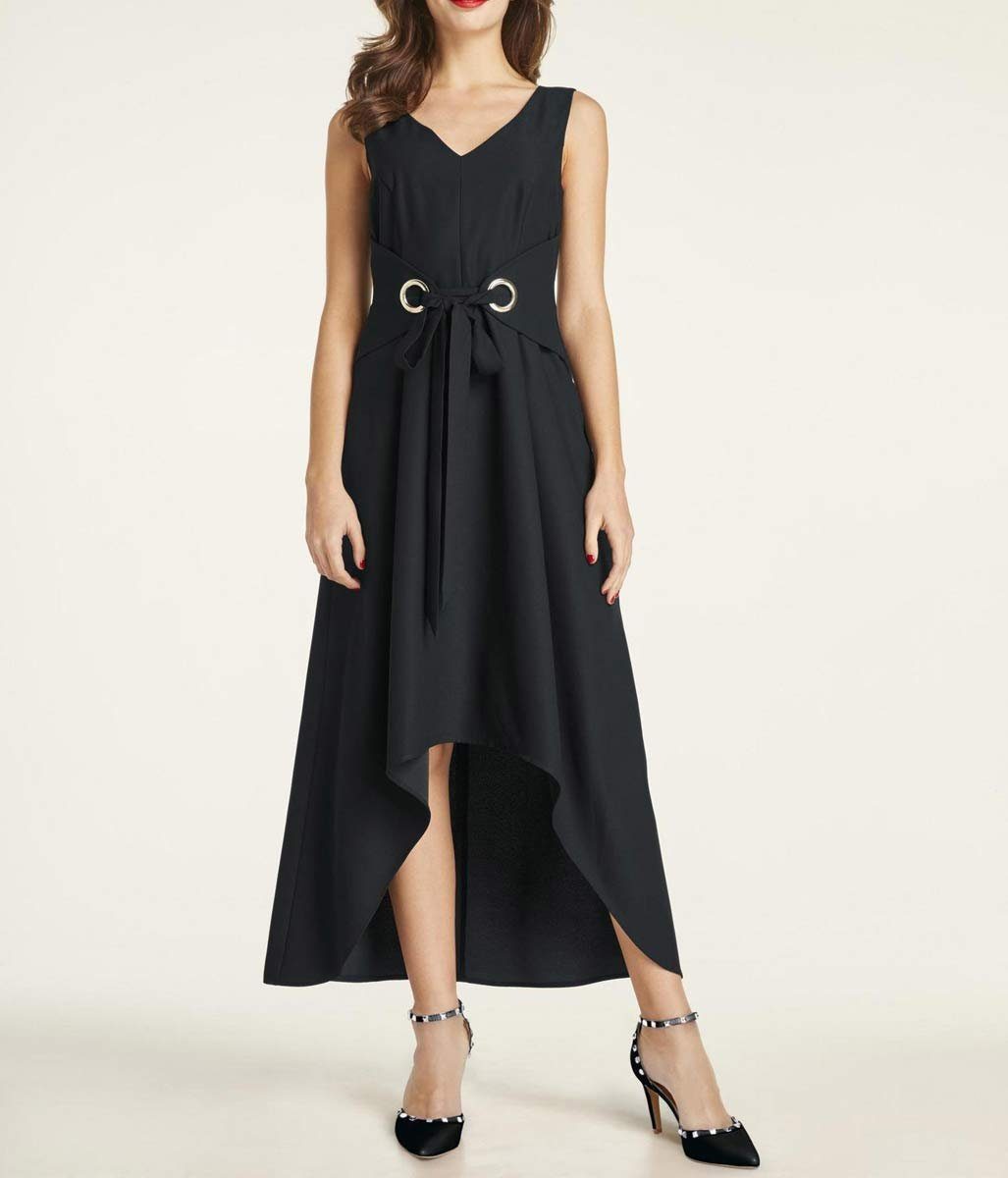 heine Abendkleid »HEINE Damen Abendkleid mit Gürtelelement, schwarz« online  kaufen | OTTO