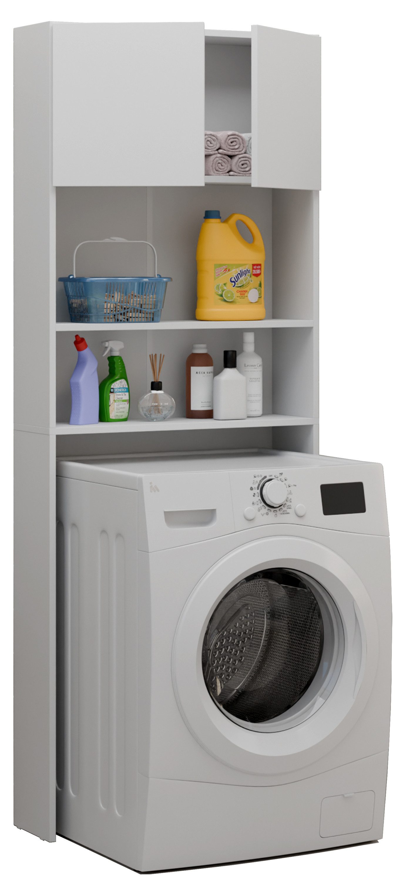 VCM Waschmaschinenumbauschrank Holz Überbauschrank Waschmaschine Überbau Go günstig online kaufen