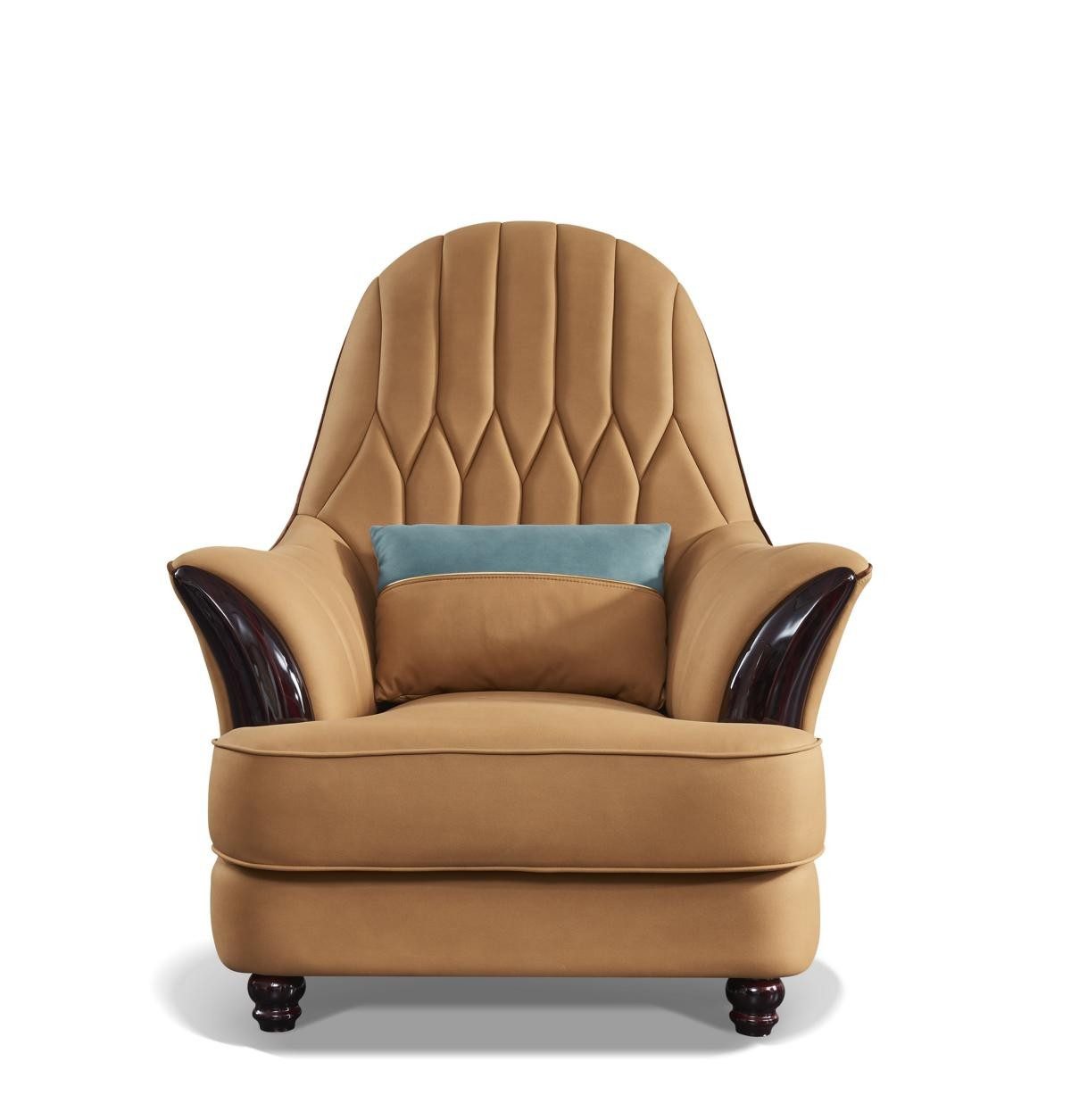 Xlmoebel Loungesessel Designer Polster im modernen Luxus-Lederlook (1-St), Made in Europa