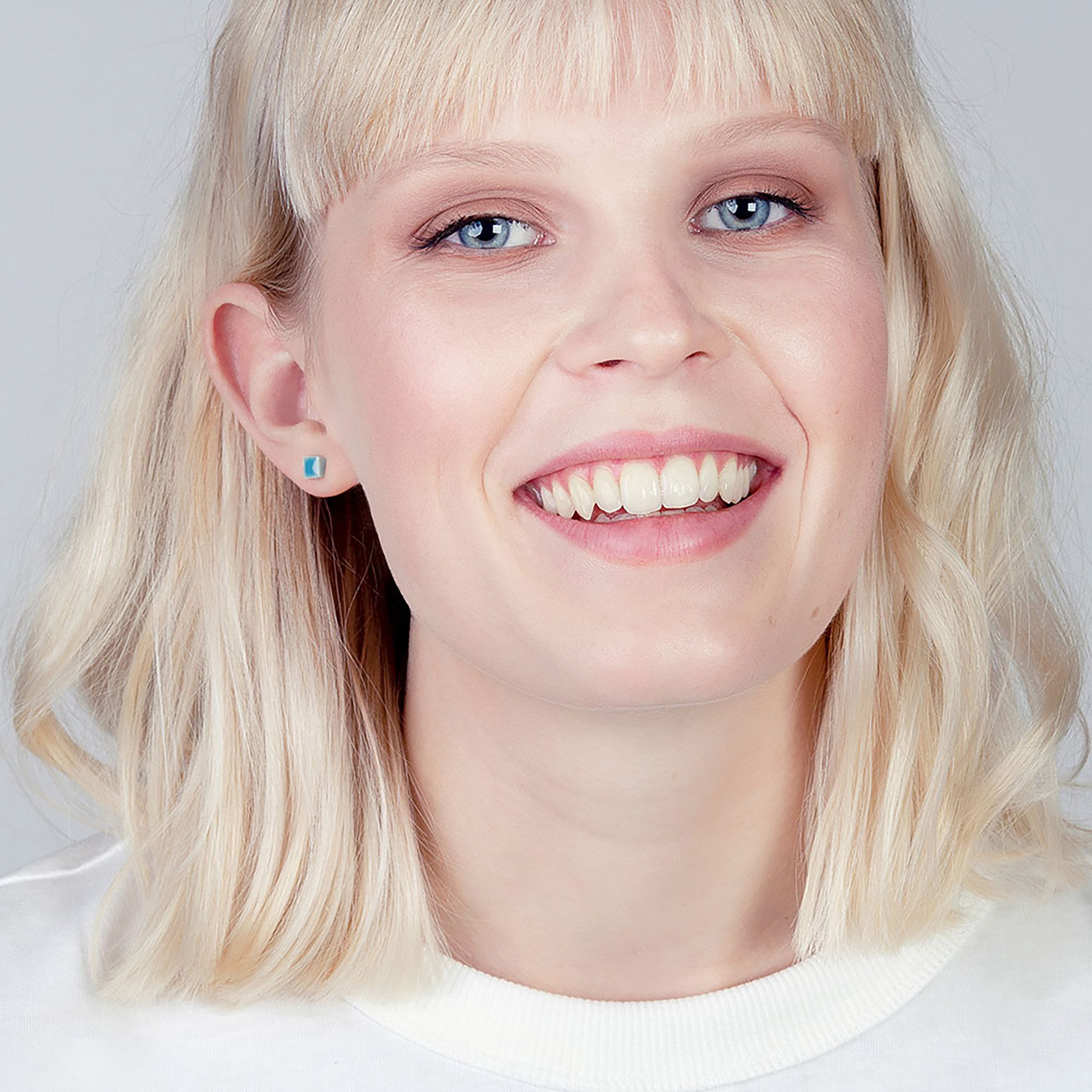 ALEXASCHA Paar Ohrstecker Minimalistische Keramik Stecker für jeden Tag • 5 günstig online kaufen