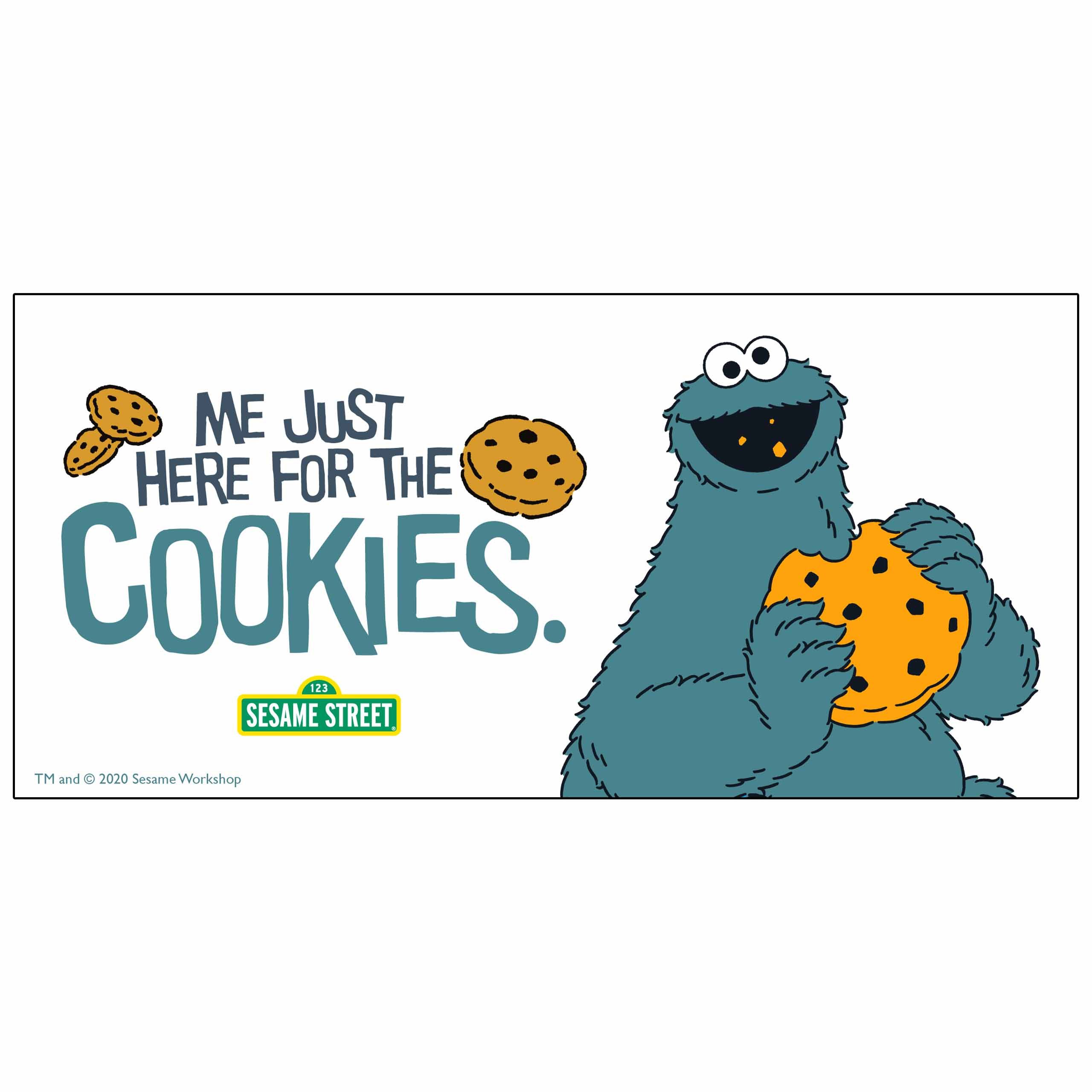 United Labels® Tasse Sesamstraße Krümelmonster - Me just here for the Cookies - Mug, Keramik