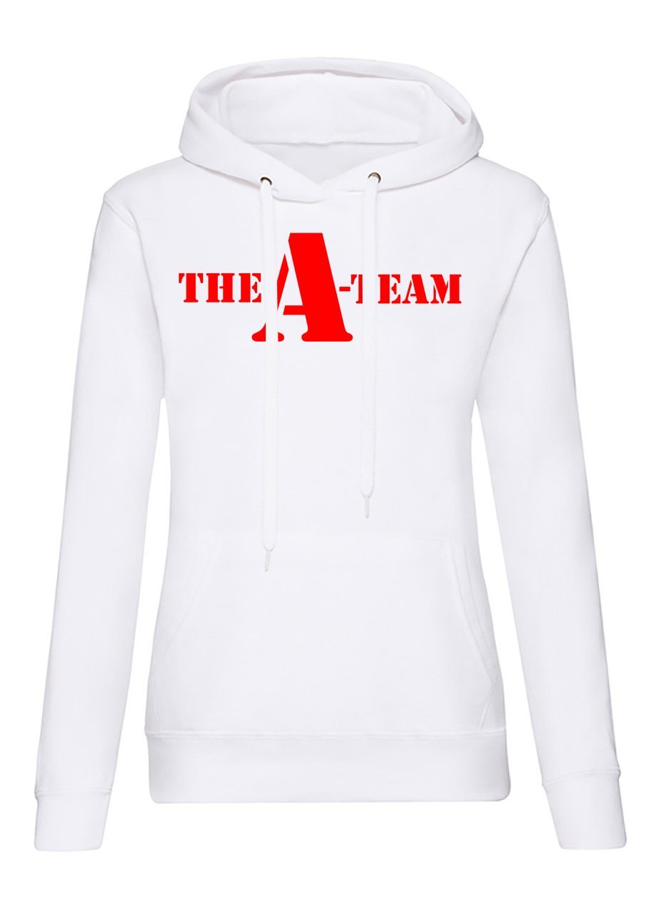 Blondie & Brownie Hoodie Damen A Team Logo Print Van Bus Murdock Hannibal Serie mit Kapuze
