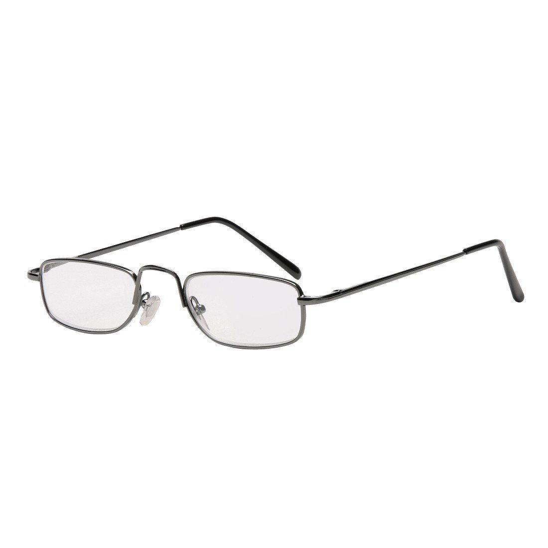 Hama Lesebrille HAMA Lesehilfe Metall Gun +3,0 dpt - Modisch, tragbar, optimaler Sitz