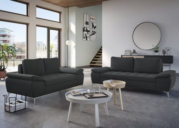 sit&more 2,5-Sitzer Latigo, mit hochwertigen Metallfüßen