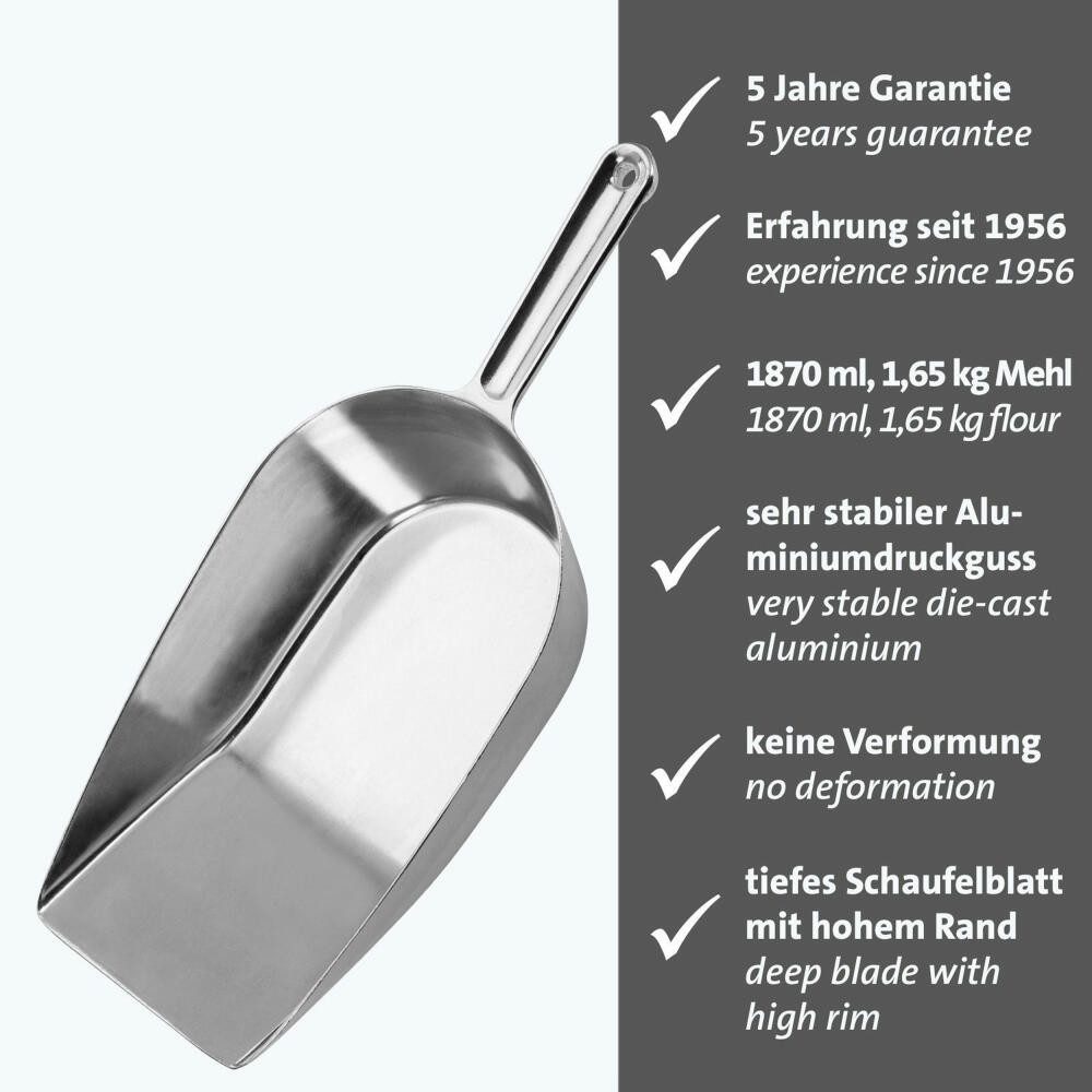 WESTMARK Küchenschaufel Haushaltsschaufel »Hygia«, 1870 ml, Aufhängeloch